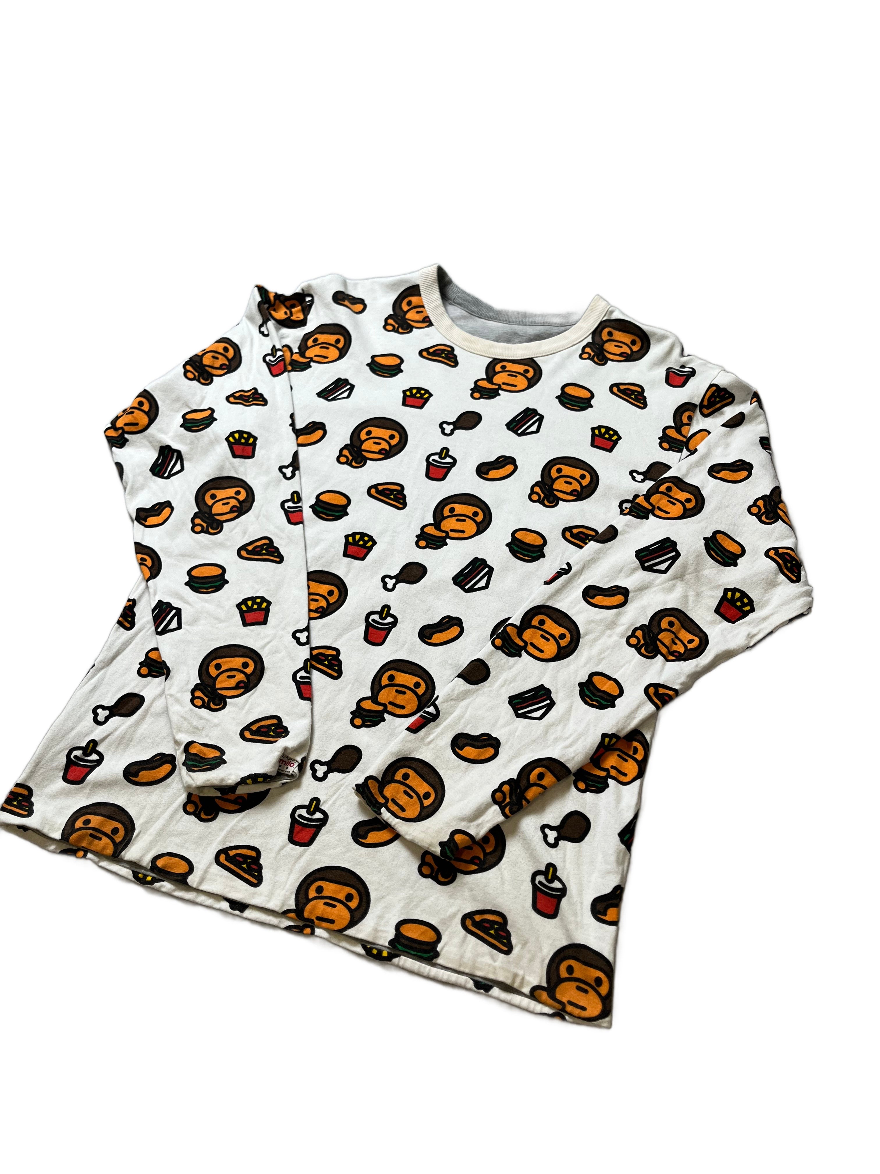 A Bathing Ape (BAPE) Reversible Long Sleeve Tee - M