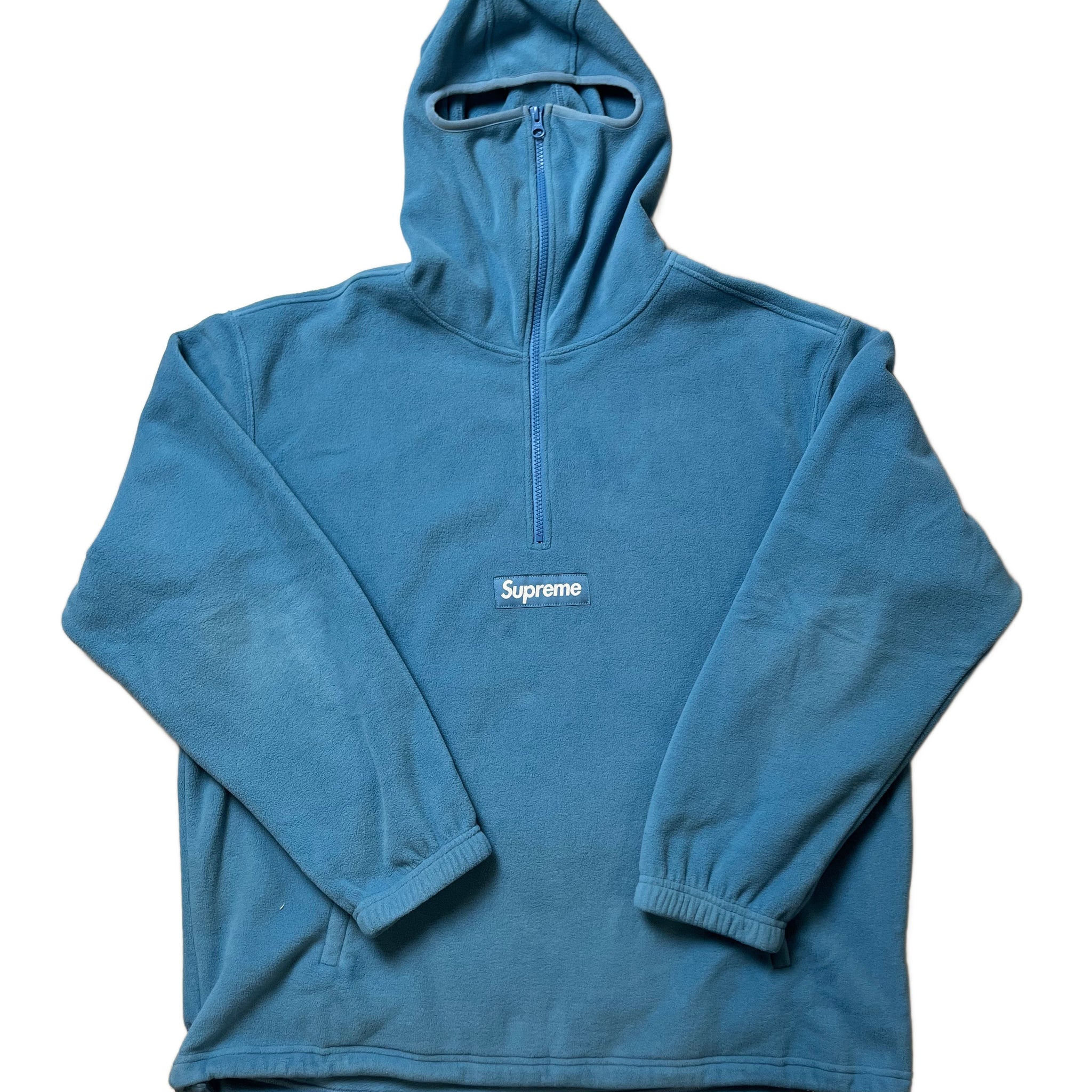 Blue Supreme Fleece Hoodie - L