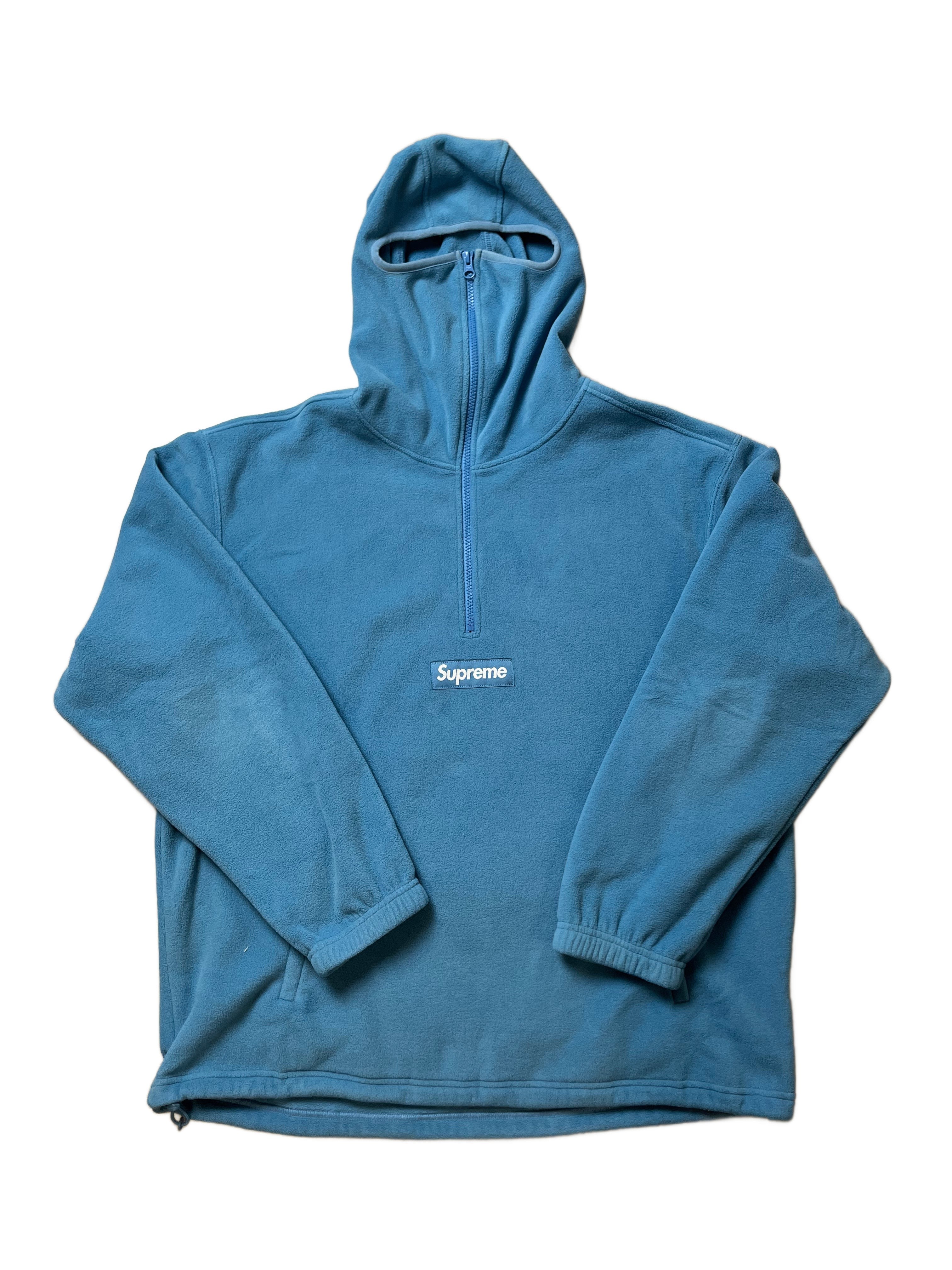 Blue Supreme Fleece Hoodie - L
