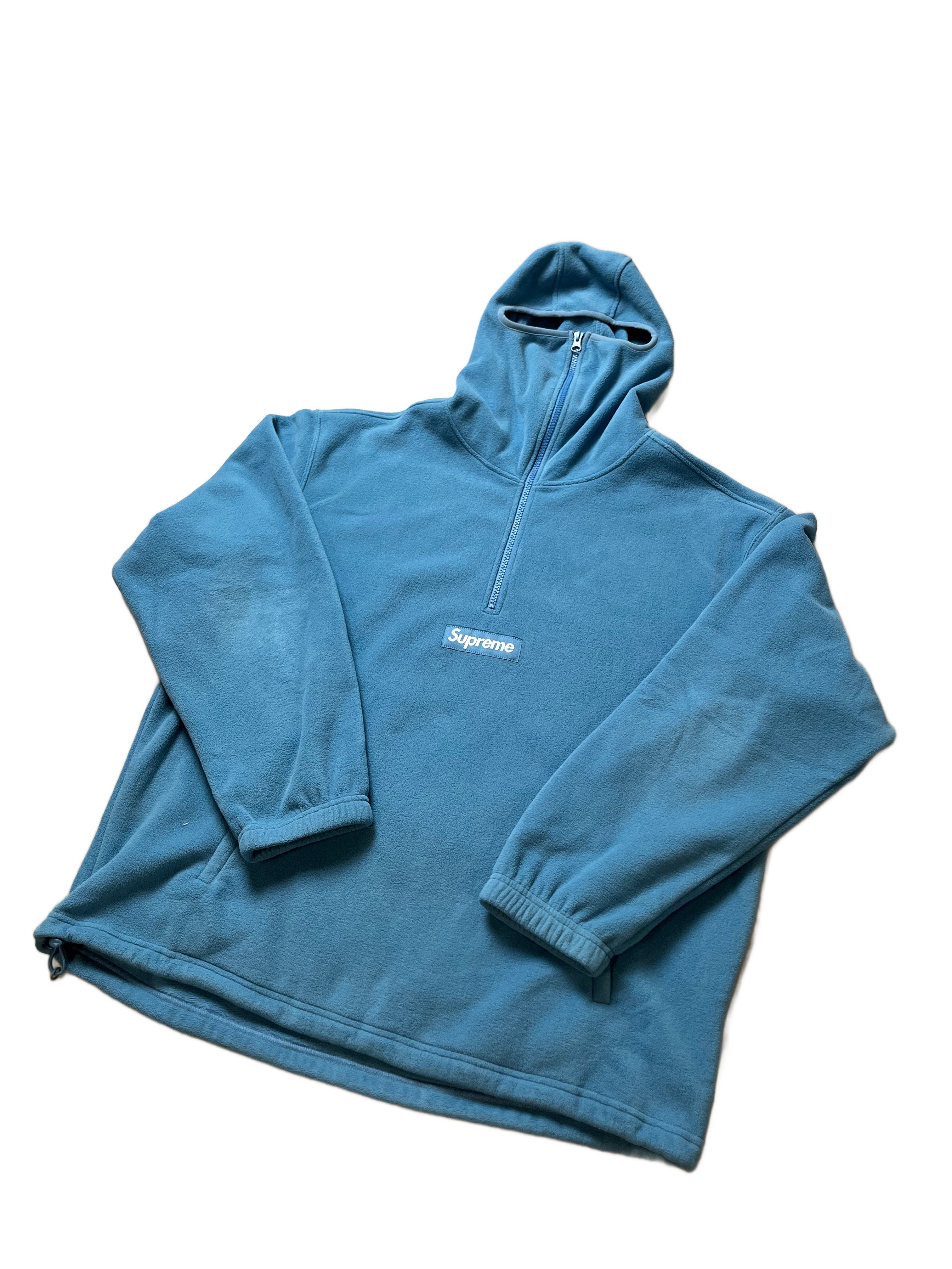 Blue Supreme Fleece Hoodie - L