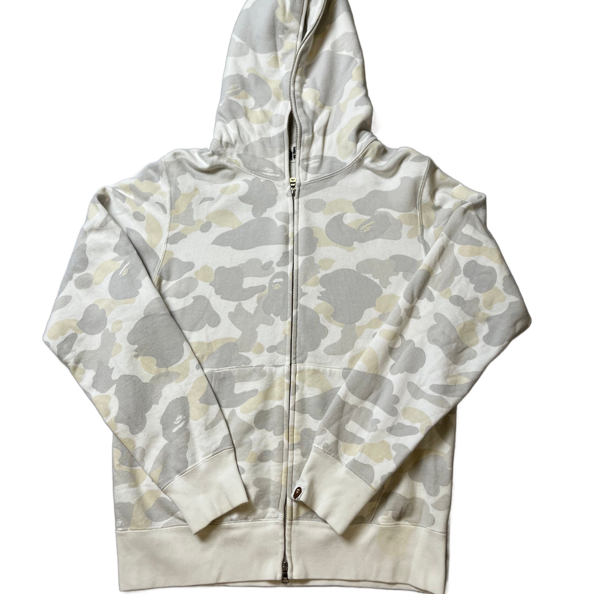 White A Bathing Ape (BAPE) Hoodie - M