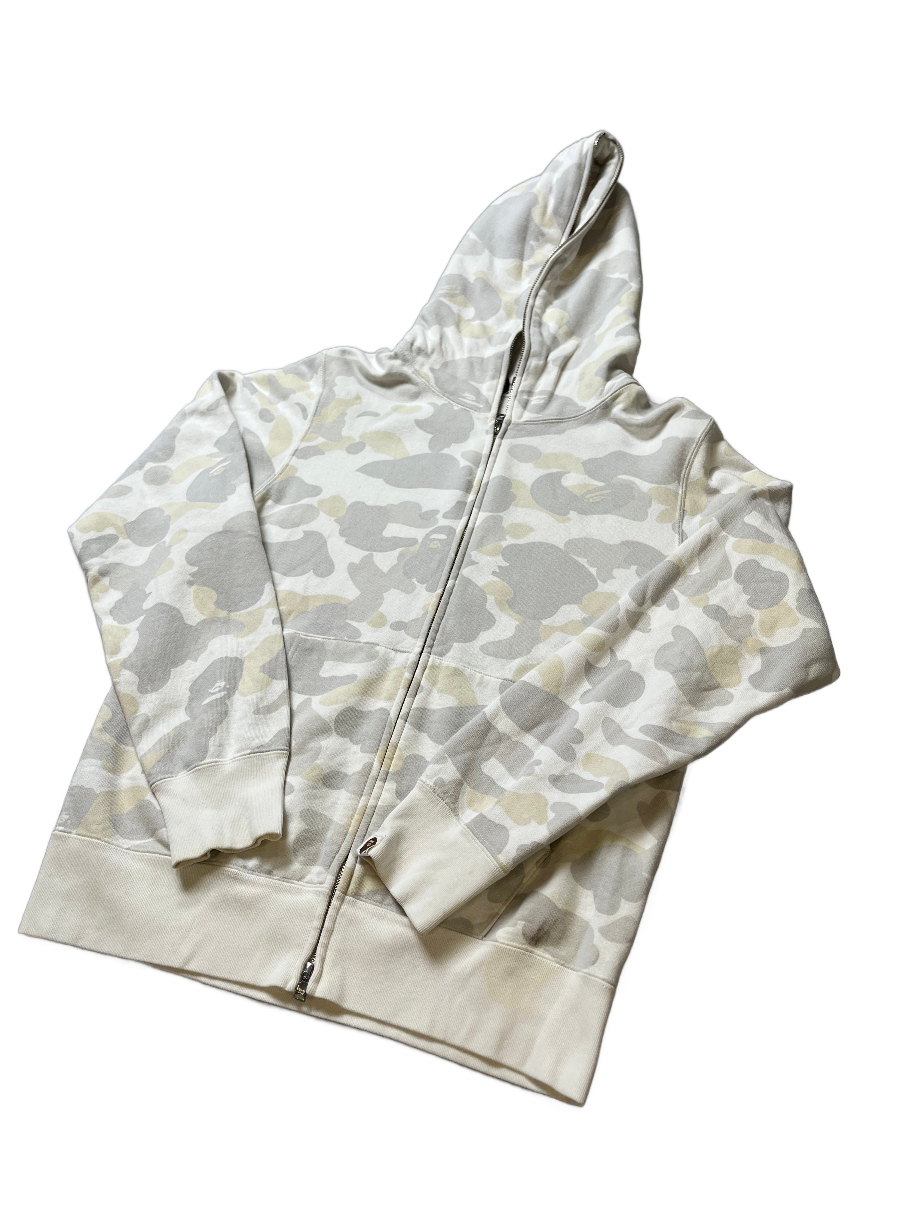 White A Bathing Ape (BAPE) Hoodie - M