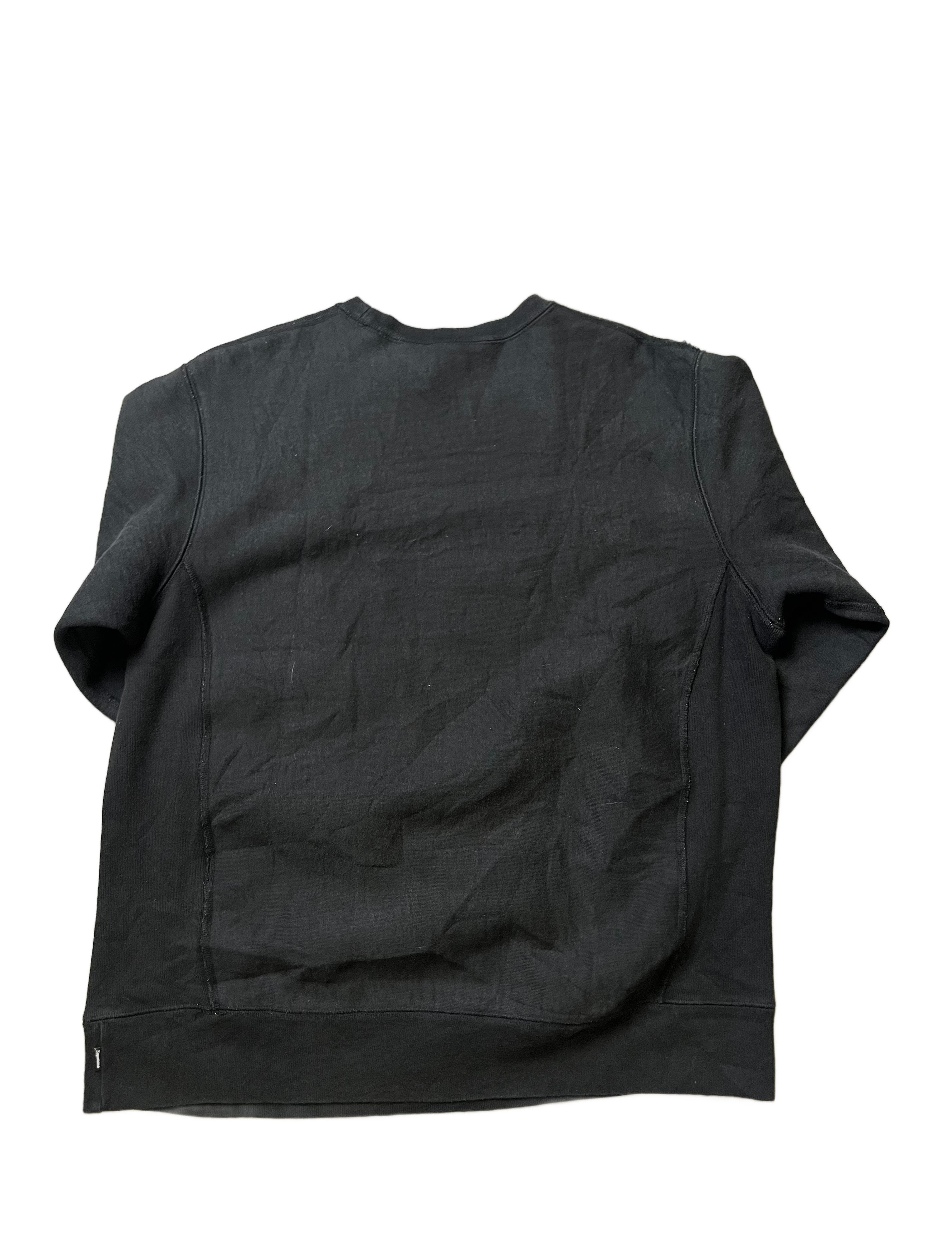 Black Supreme Box Logo Sweatshirt - L