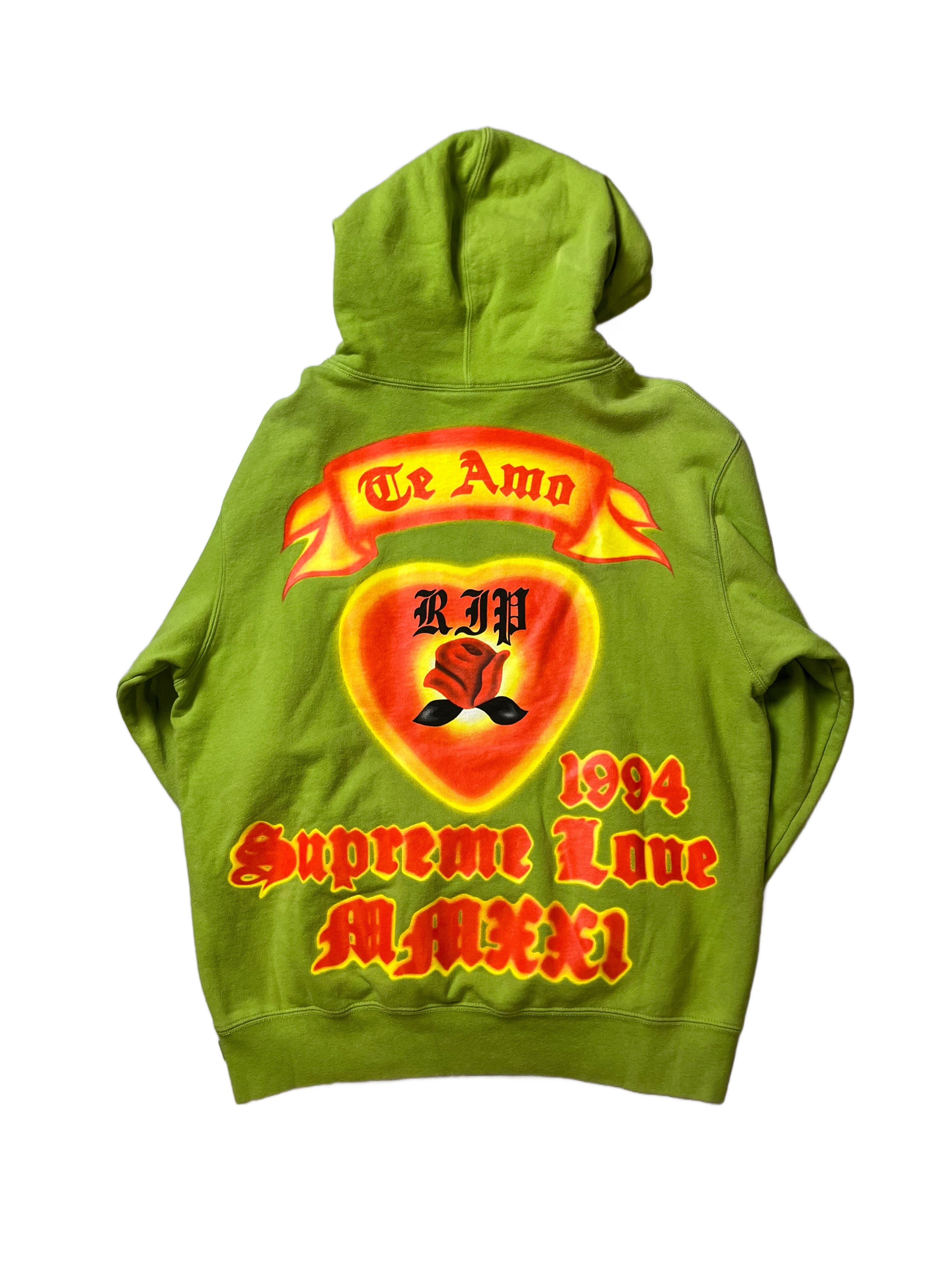 Green Supreme Hoodie - M