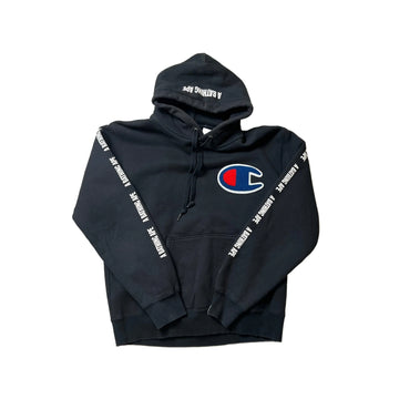 Black Champion x BAPE Hoodie - L