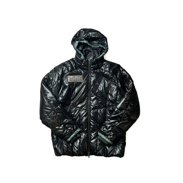 Black Avirex Puffer Coat - M