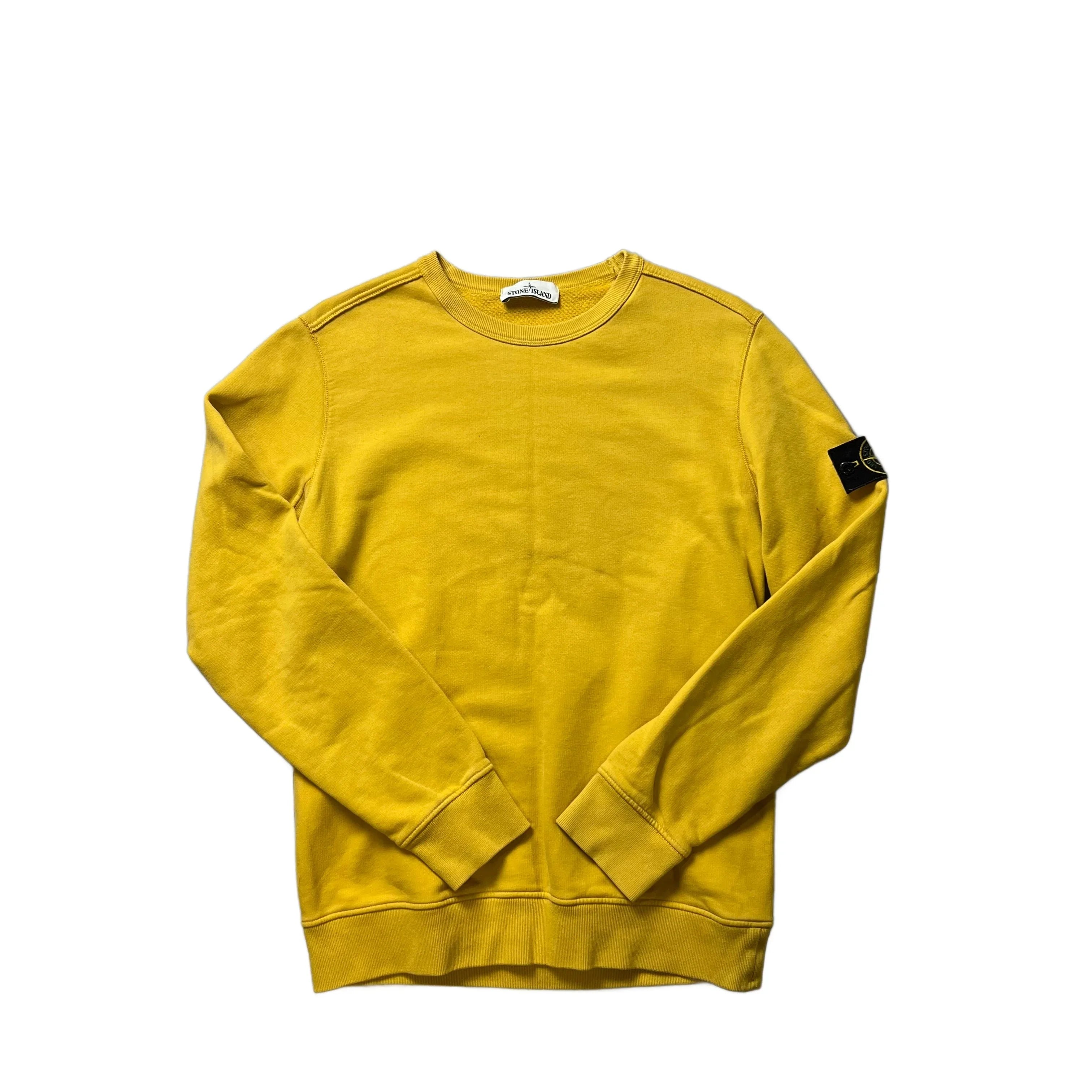 Yellow Stone Island Sweatshirt - L