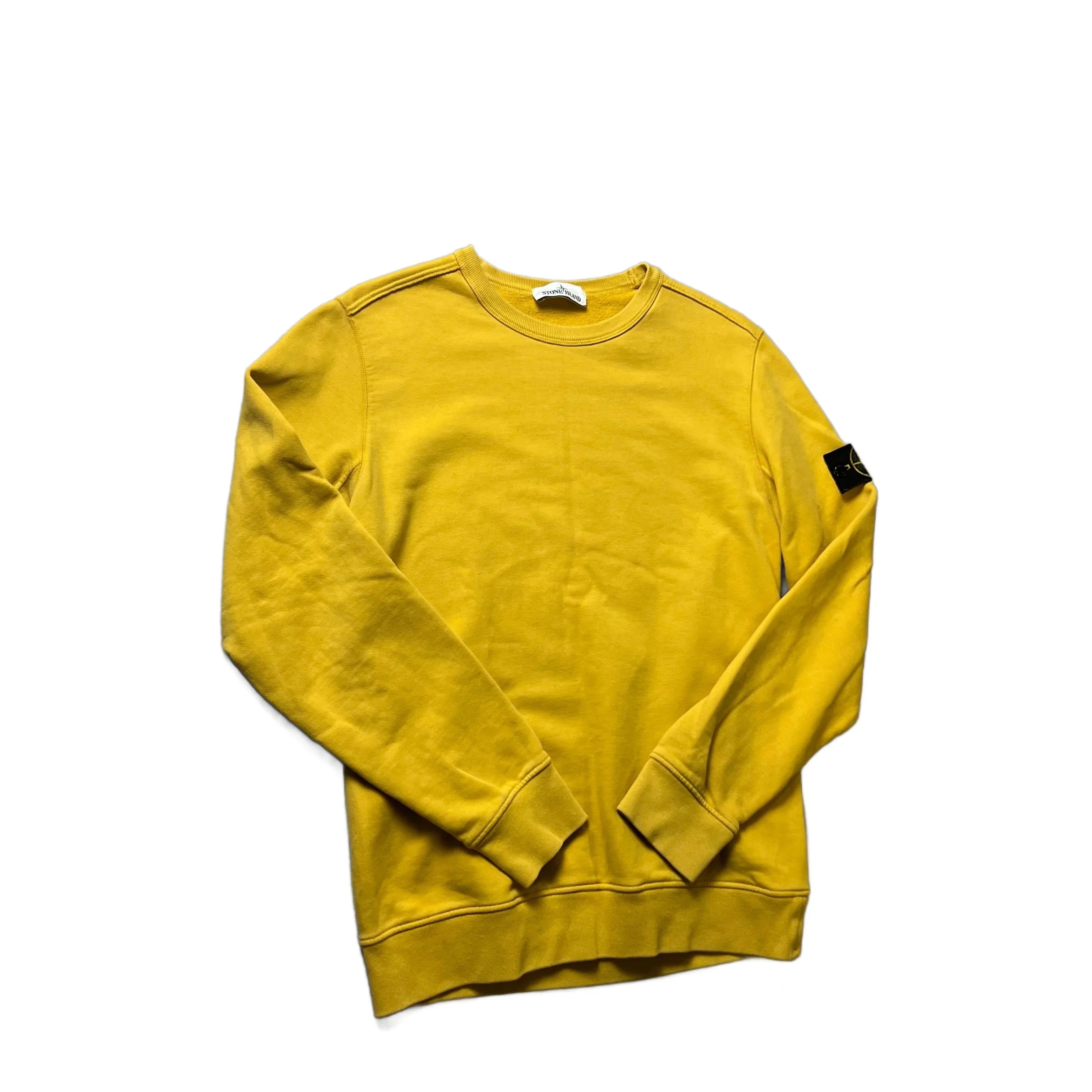 Yellow Stone Island Sweatshirt - L