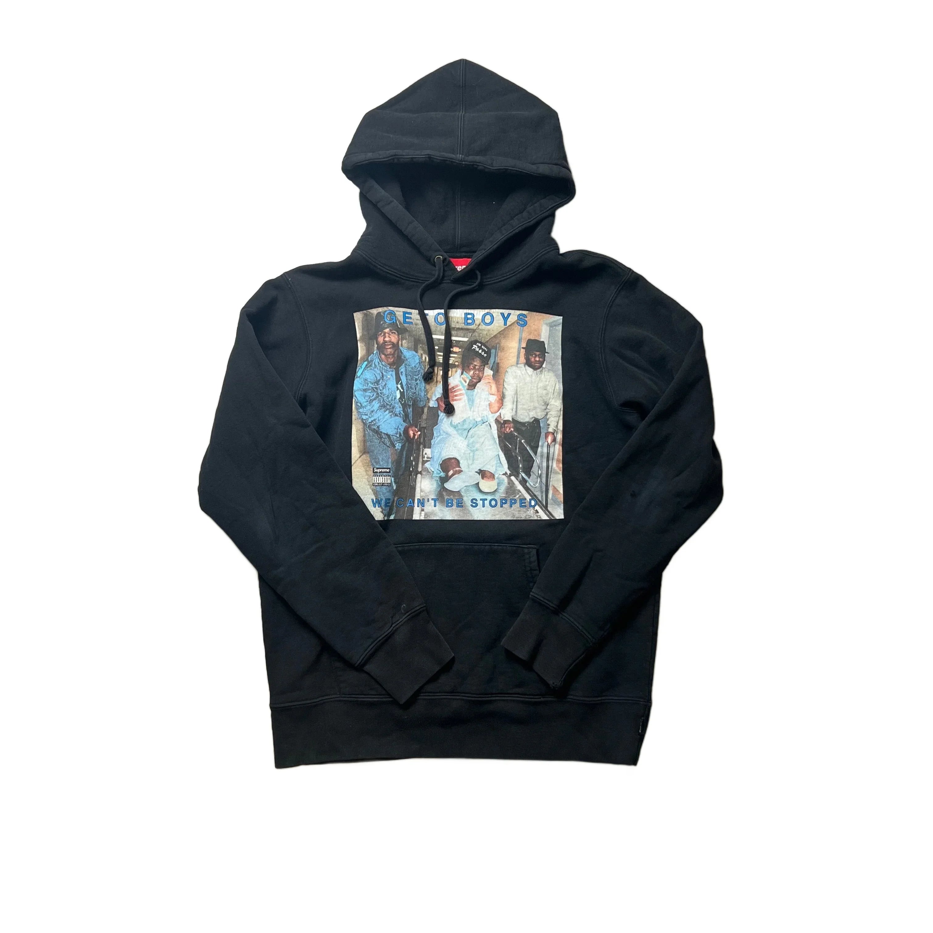 Black Supreme Hoodie - M