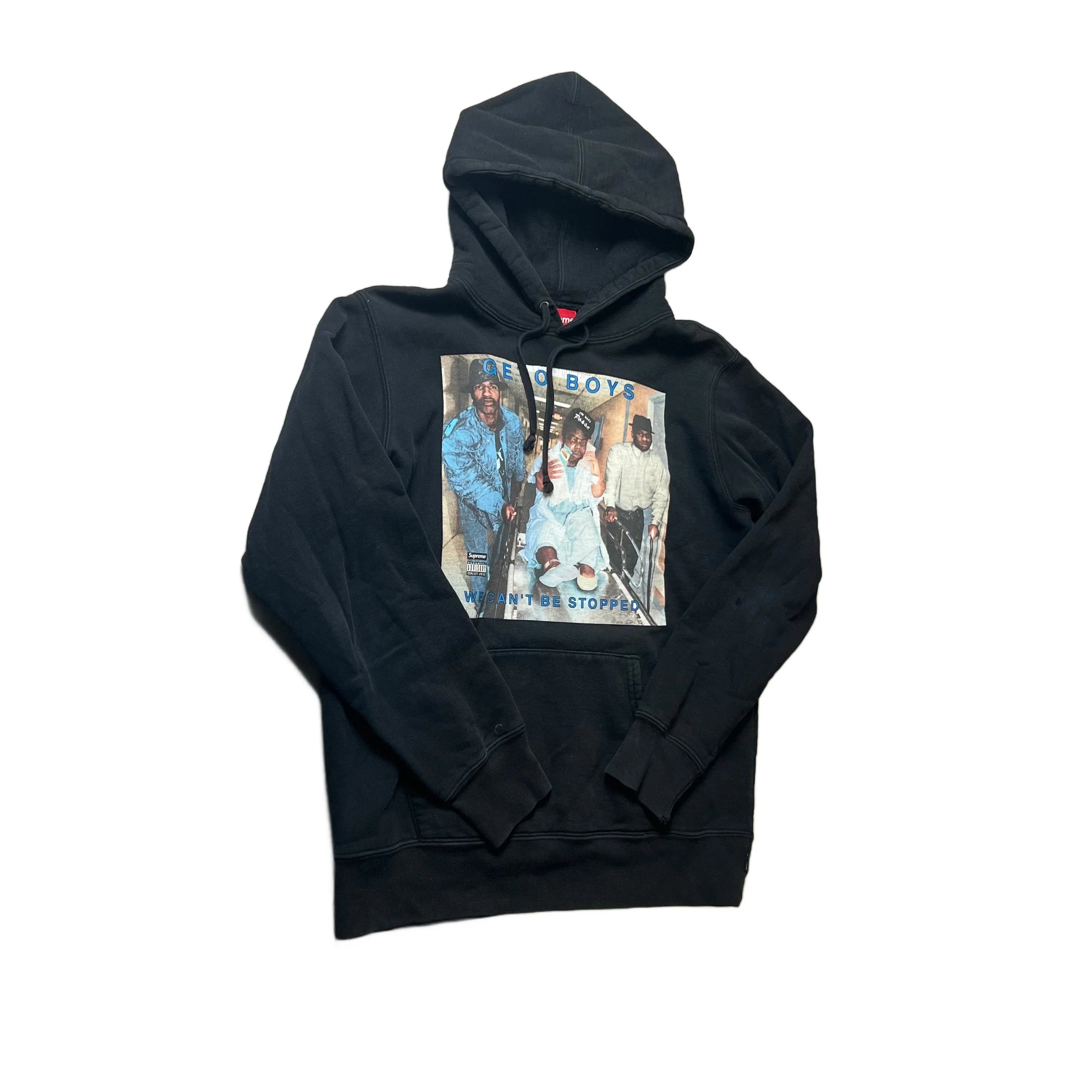 Black Supreme Hoodie - M