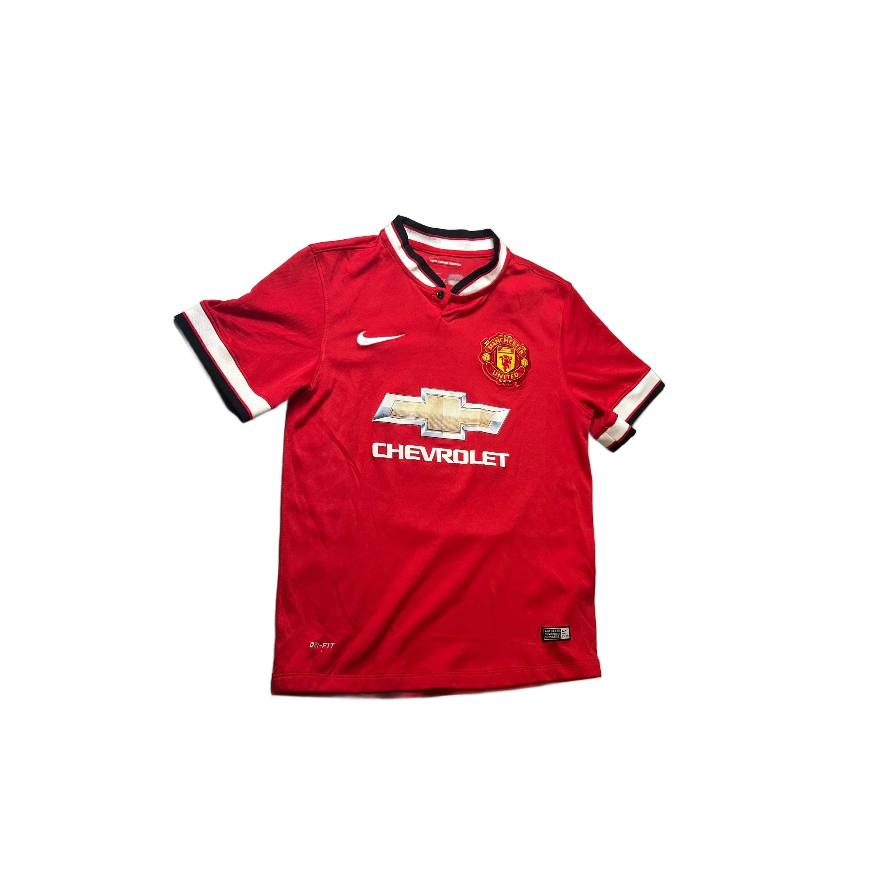 2014 - 15 Manchester United Home 'Blind' Shirt - M