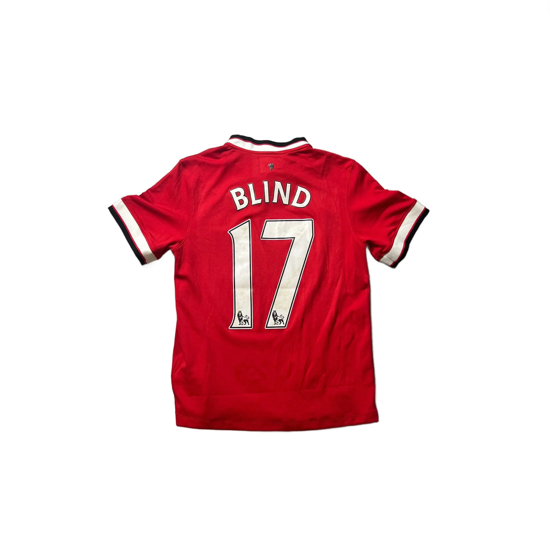 2014 - 15 Manchester United Home 'Blind' Shirt - M