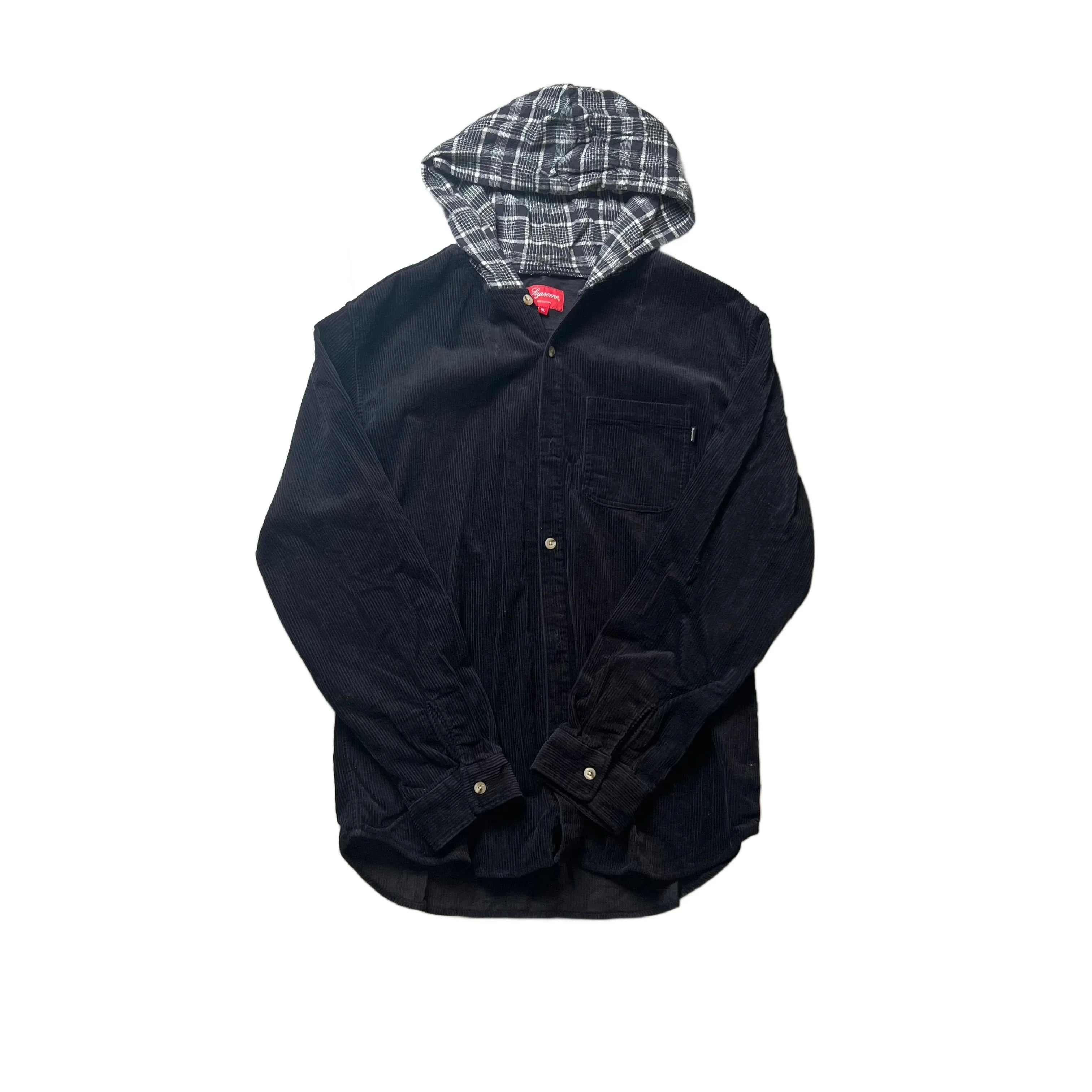 Brand New Supreme Hooded Shirt - XL