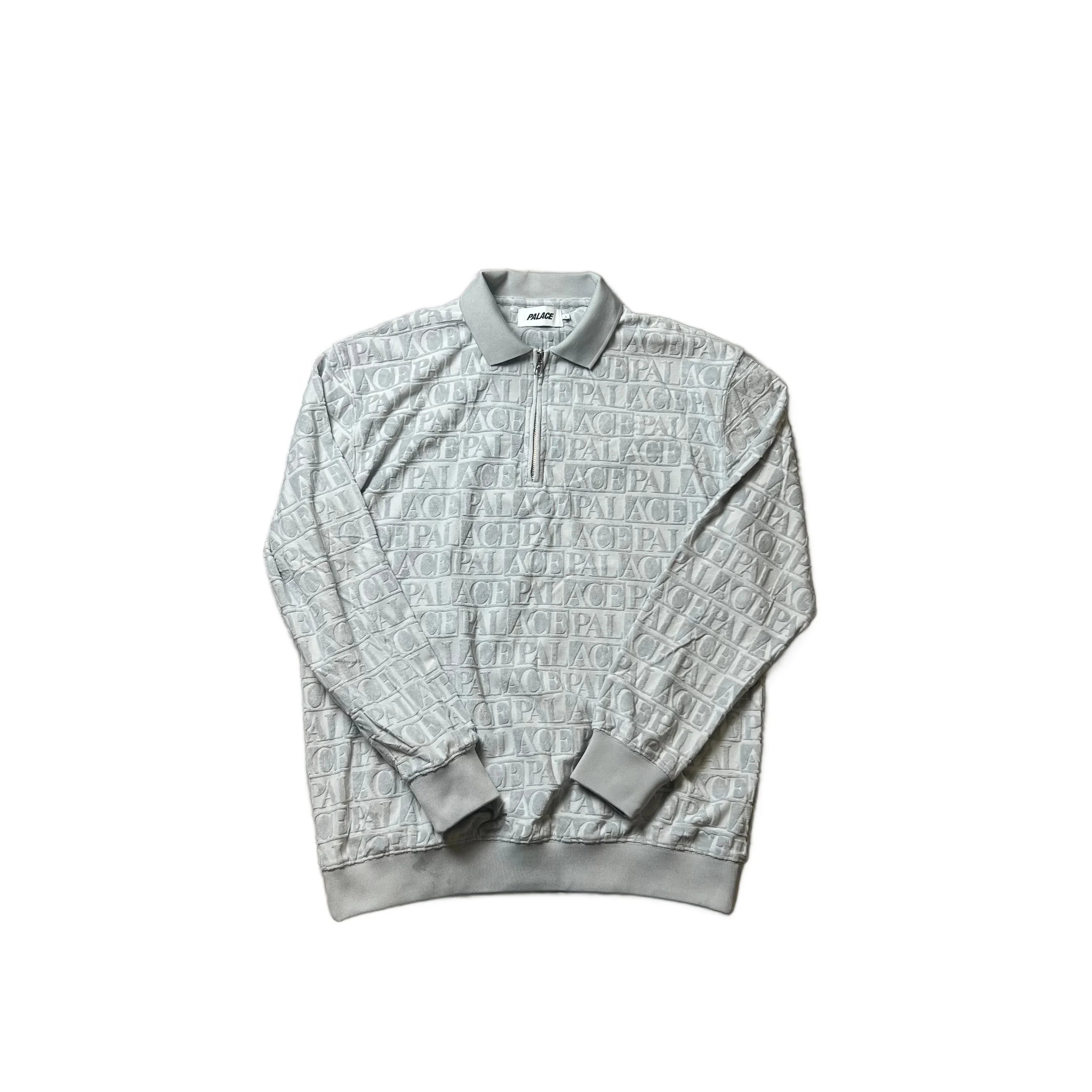 Grey Palace 1/4 Zip Sweatshirt - L