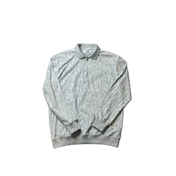 Grey Palace 1/4 Zip Sweatshirt - L