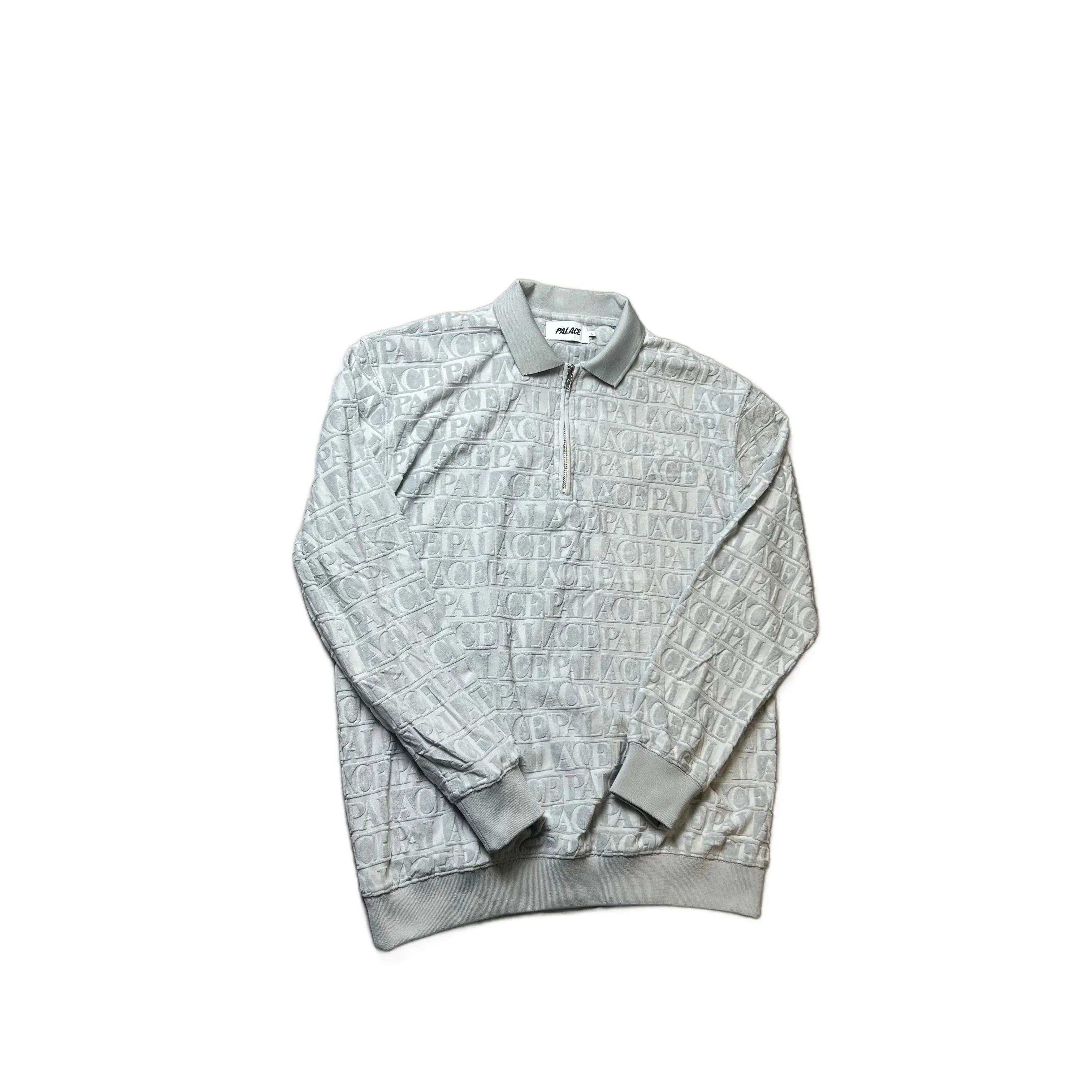 Grey Palace 1/4 Zip Sweatshirt - L