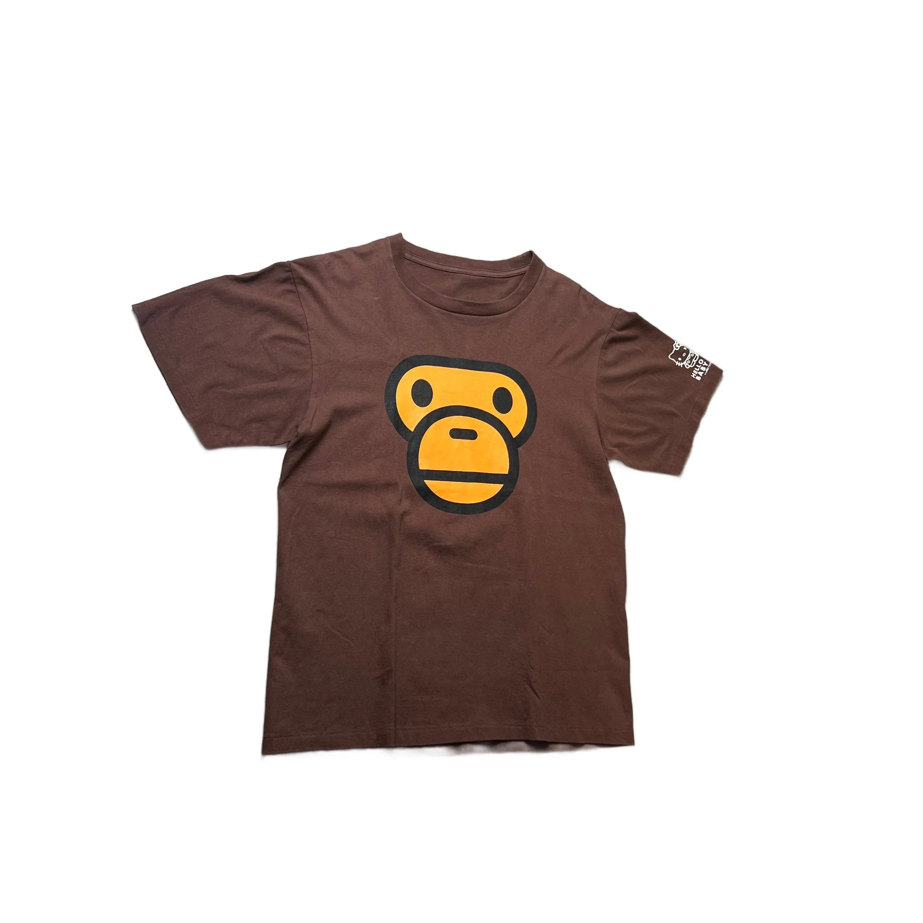 Brown A Bathing Ape (BAPE) x Hello Kitty Tee - L