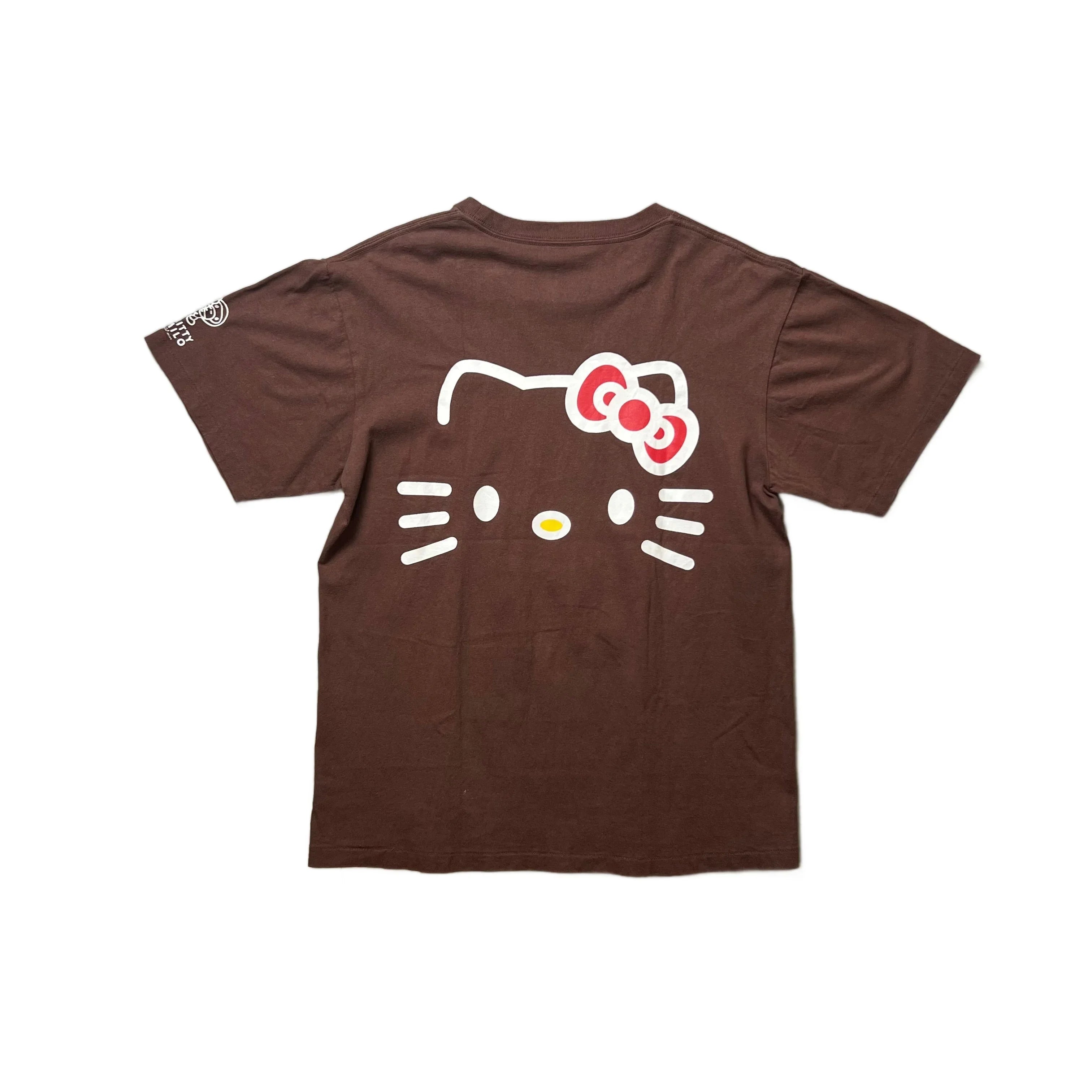 Brown A Bathing Ape (BAPE) x Hello Kitty Tee - L