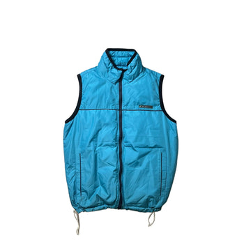 Vintage Blue Balenciaga Puffer Gilet - L
