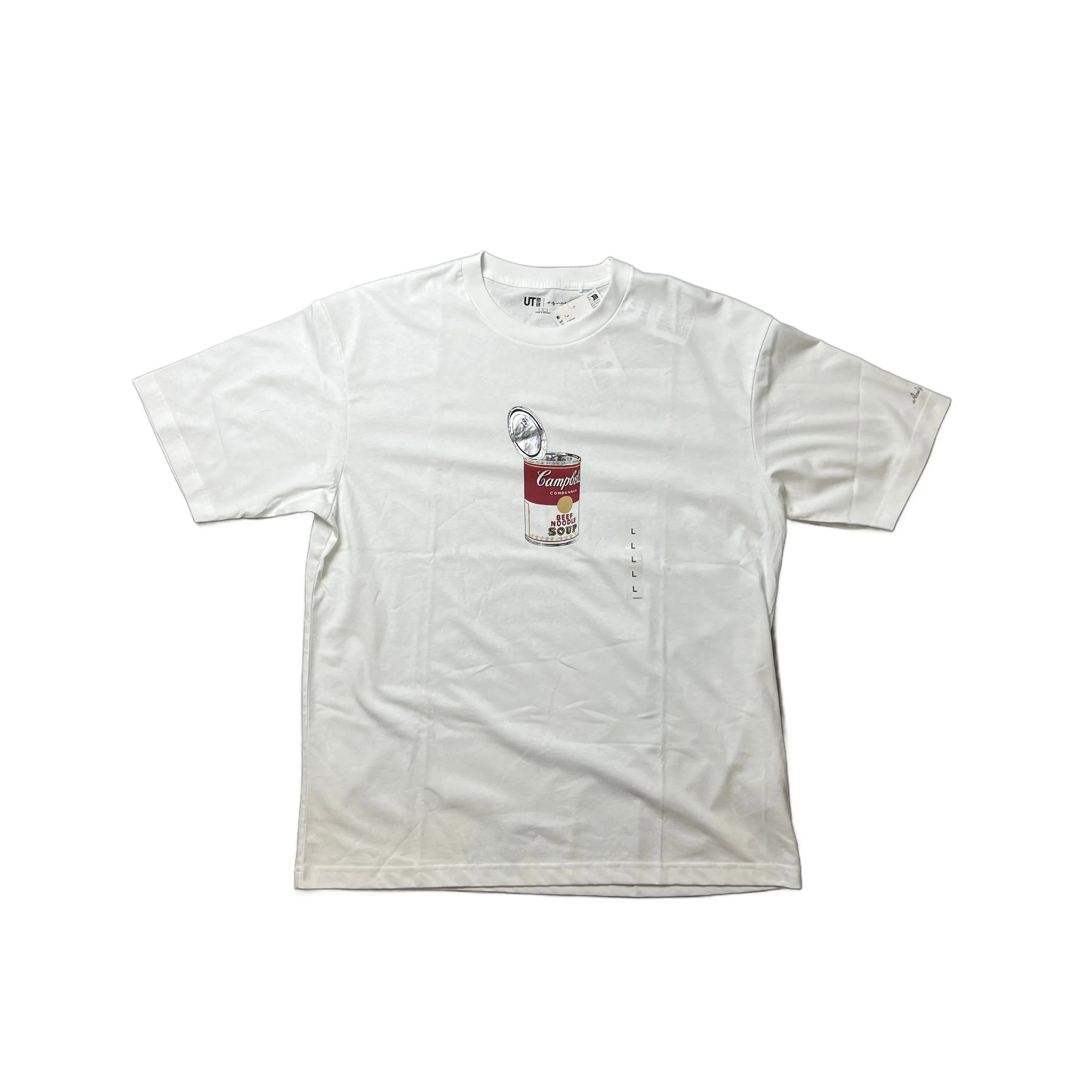 Brand New White Uniqlo x Andy Warhol Tee - L