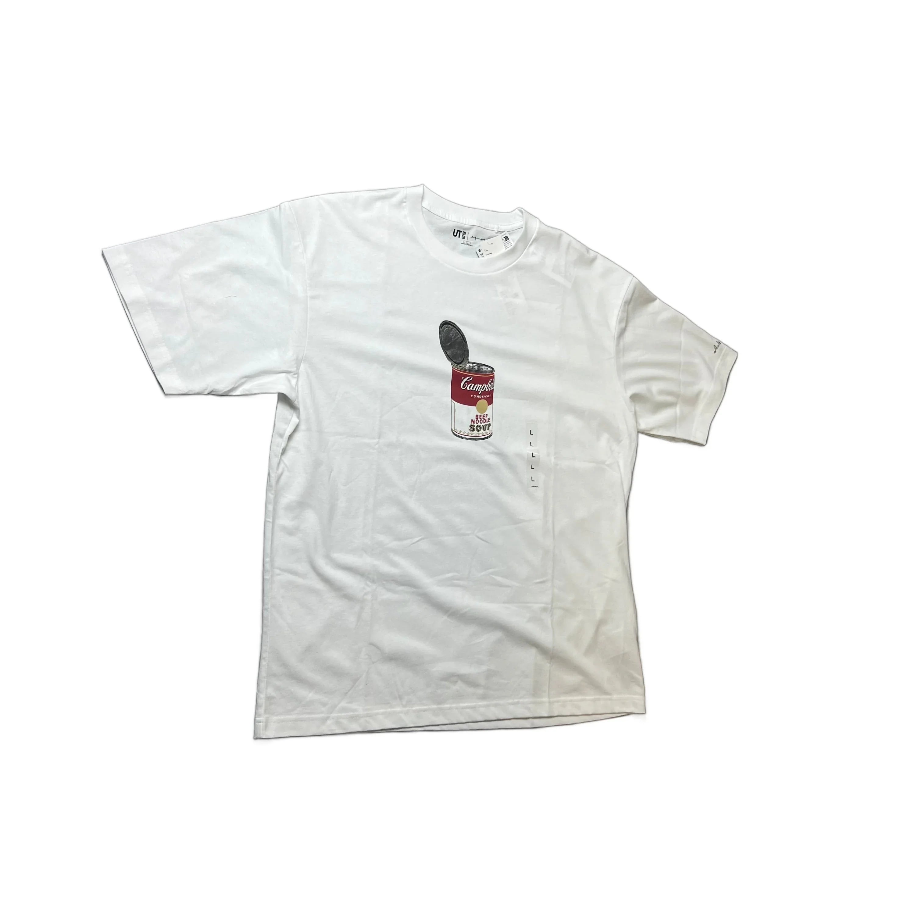 Brand New White Uniqlo x Andy Warhol Tee - L