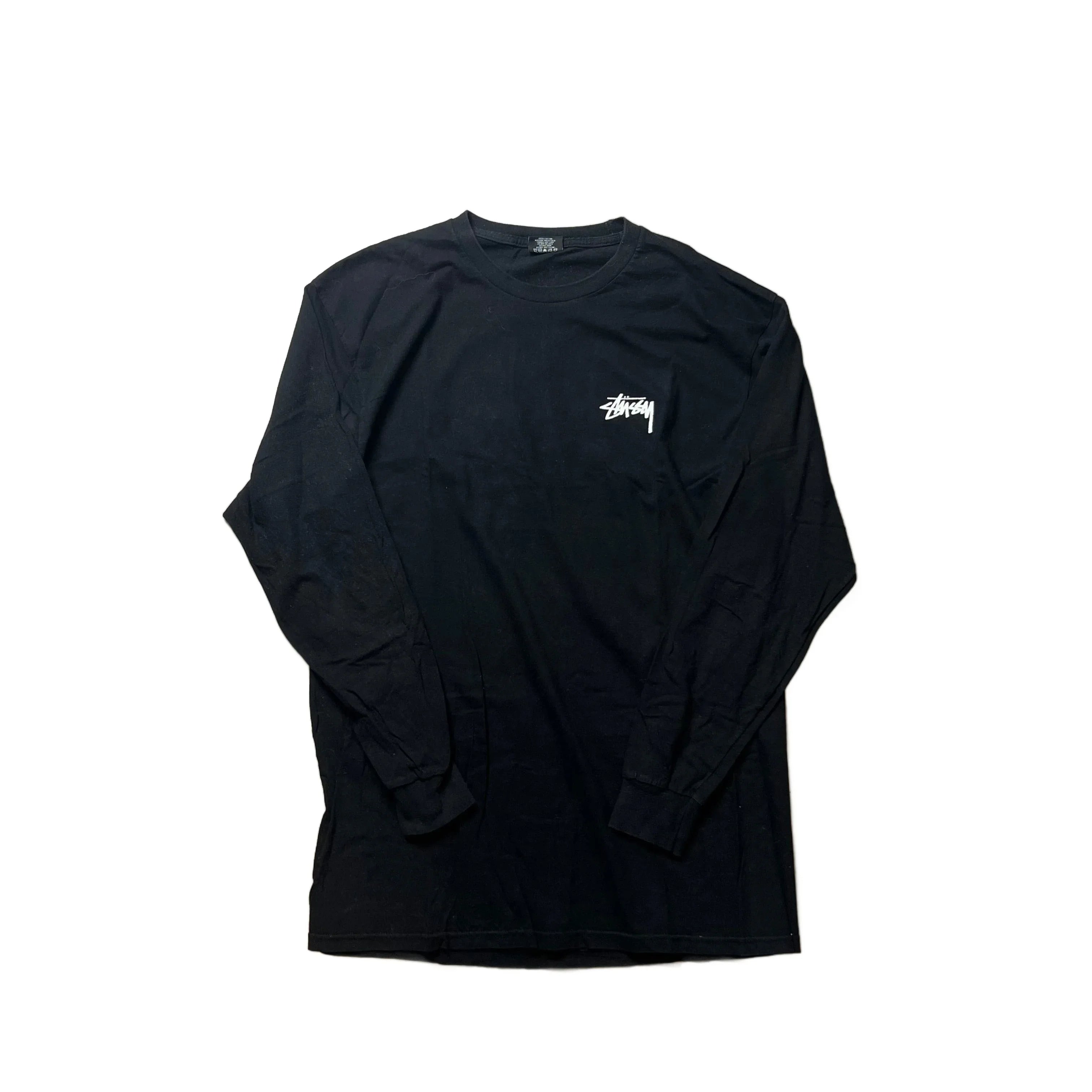 Black Stussy Long Sleeve Tee - L