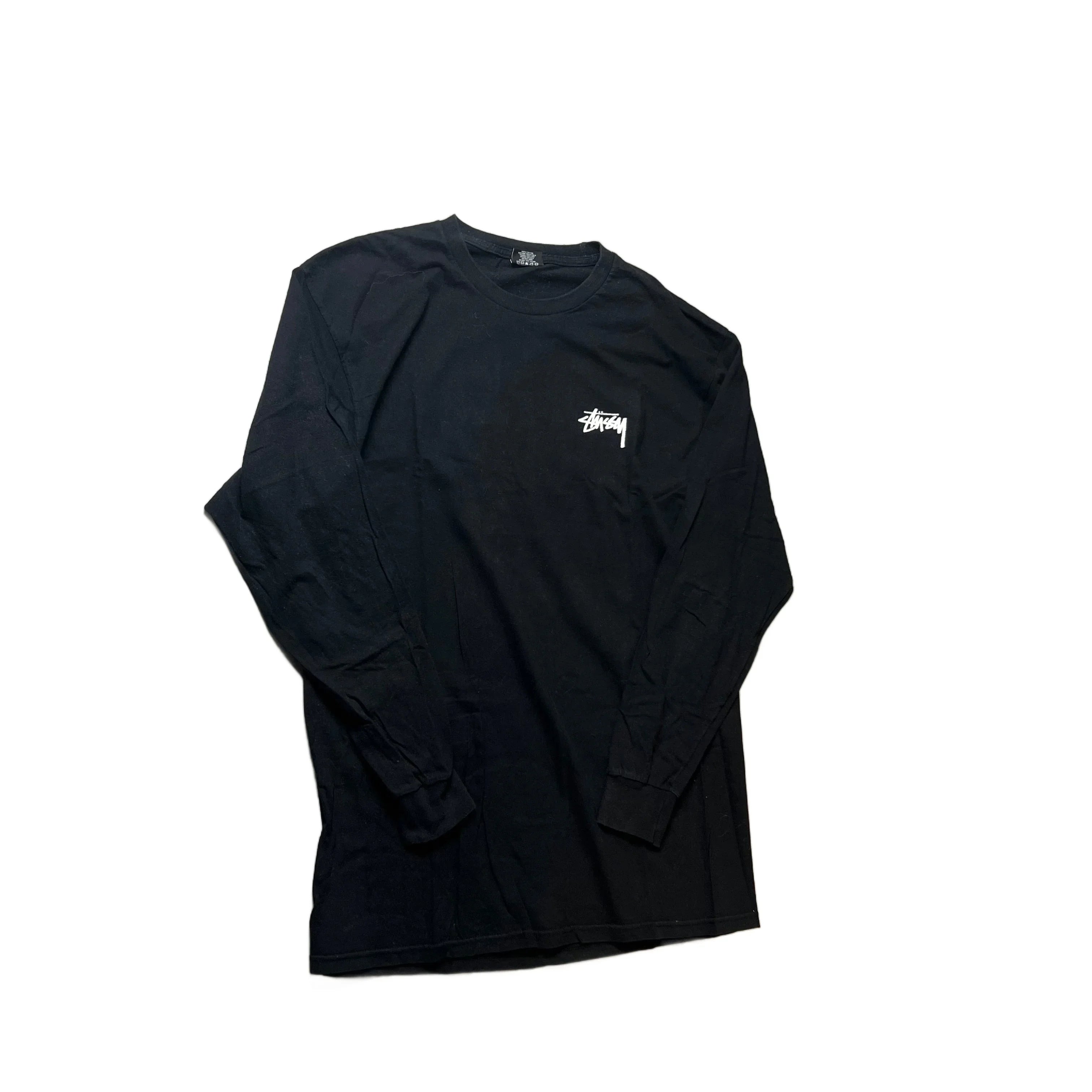 Black Stussy Long Sleeve Tee - L