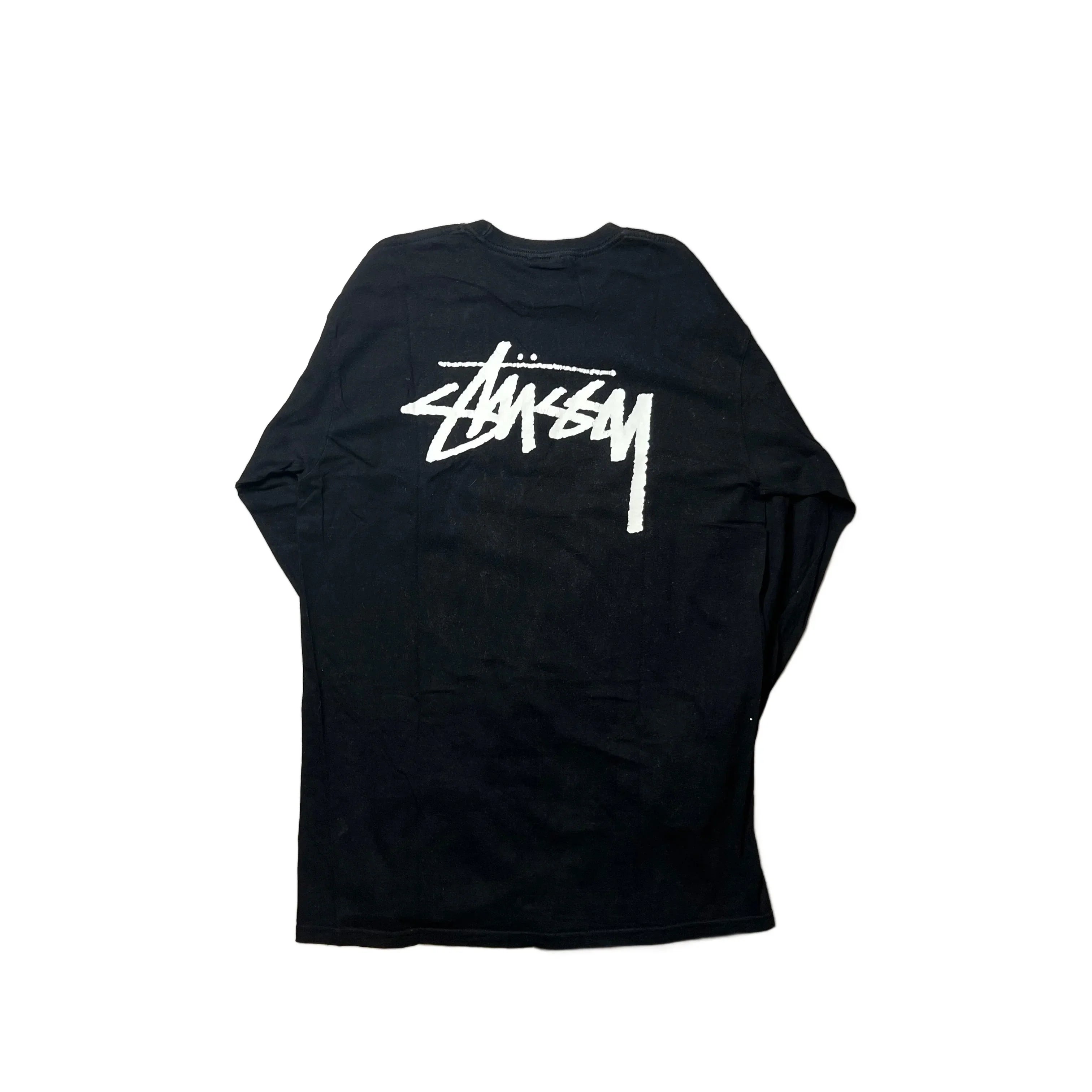 Black Stussy Long Sleeve Tee - L