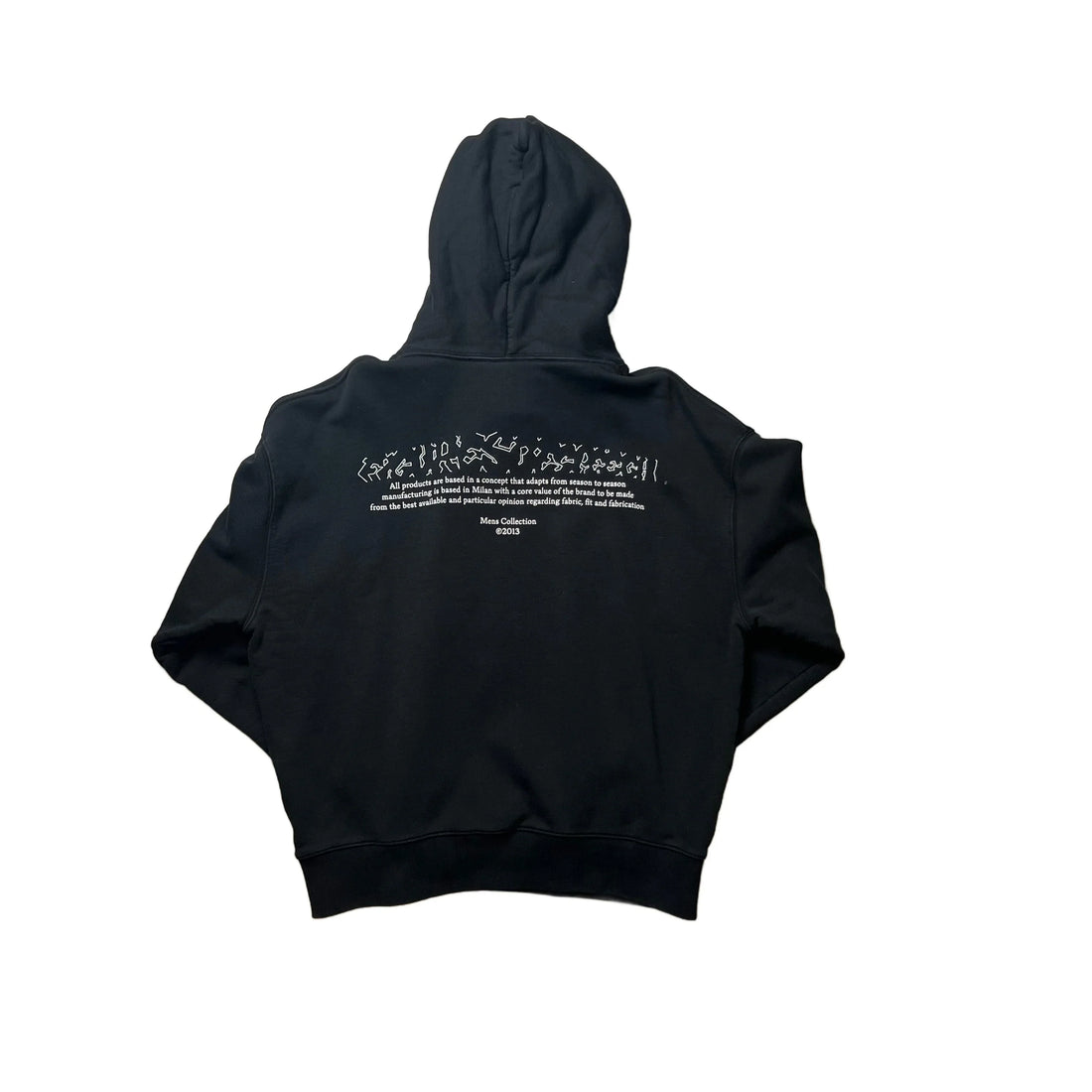 Black Off-White Hoodie - L