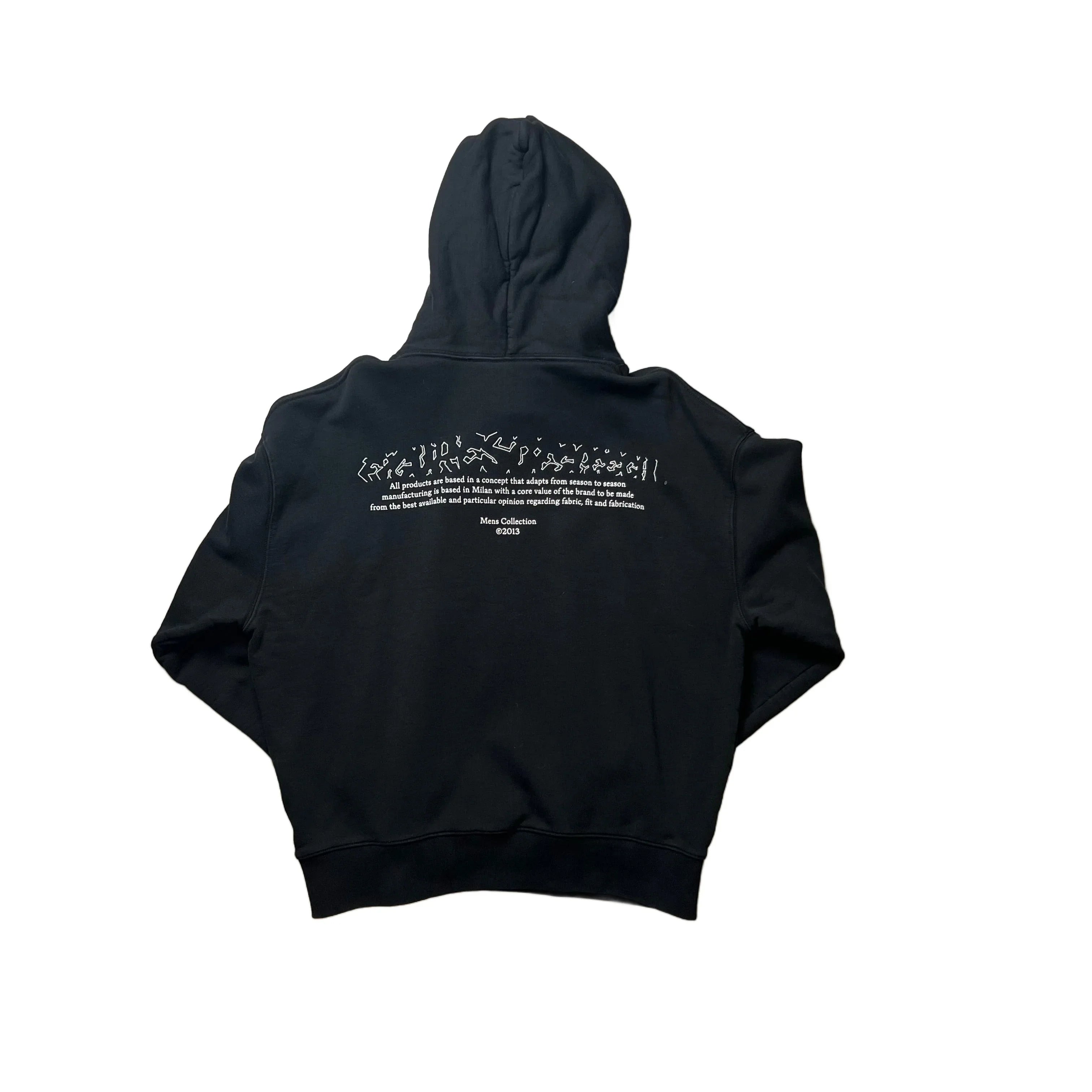 Black Off-White Hoodie - L