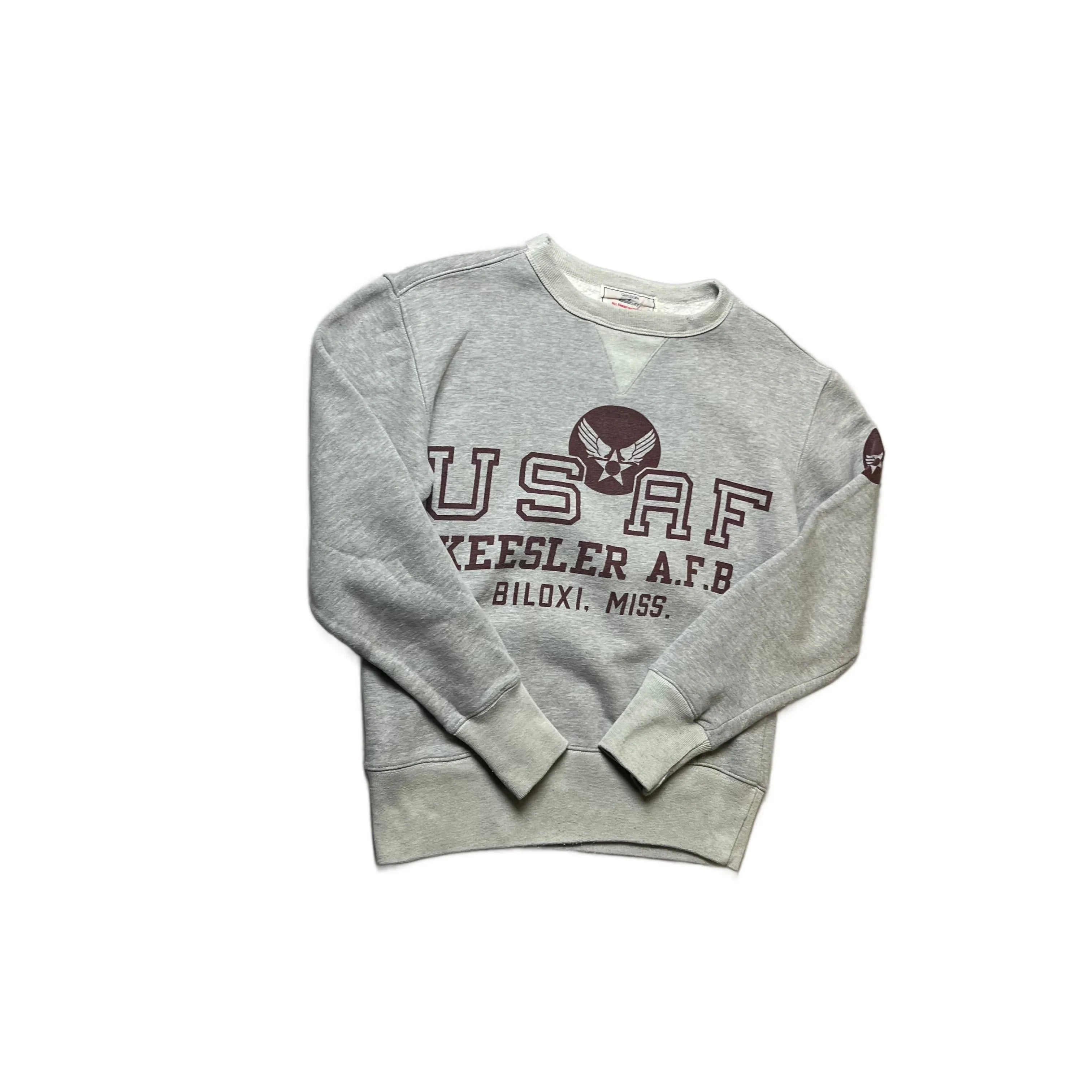 Grey Avirex Sweatshirt - L