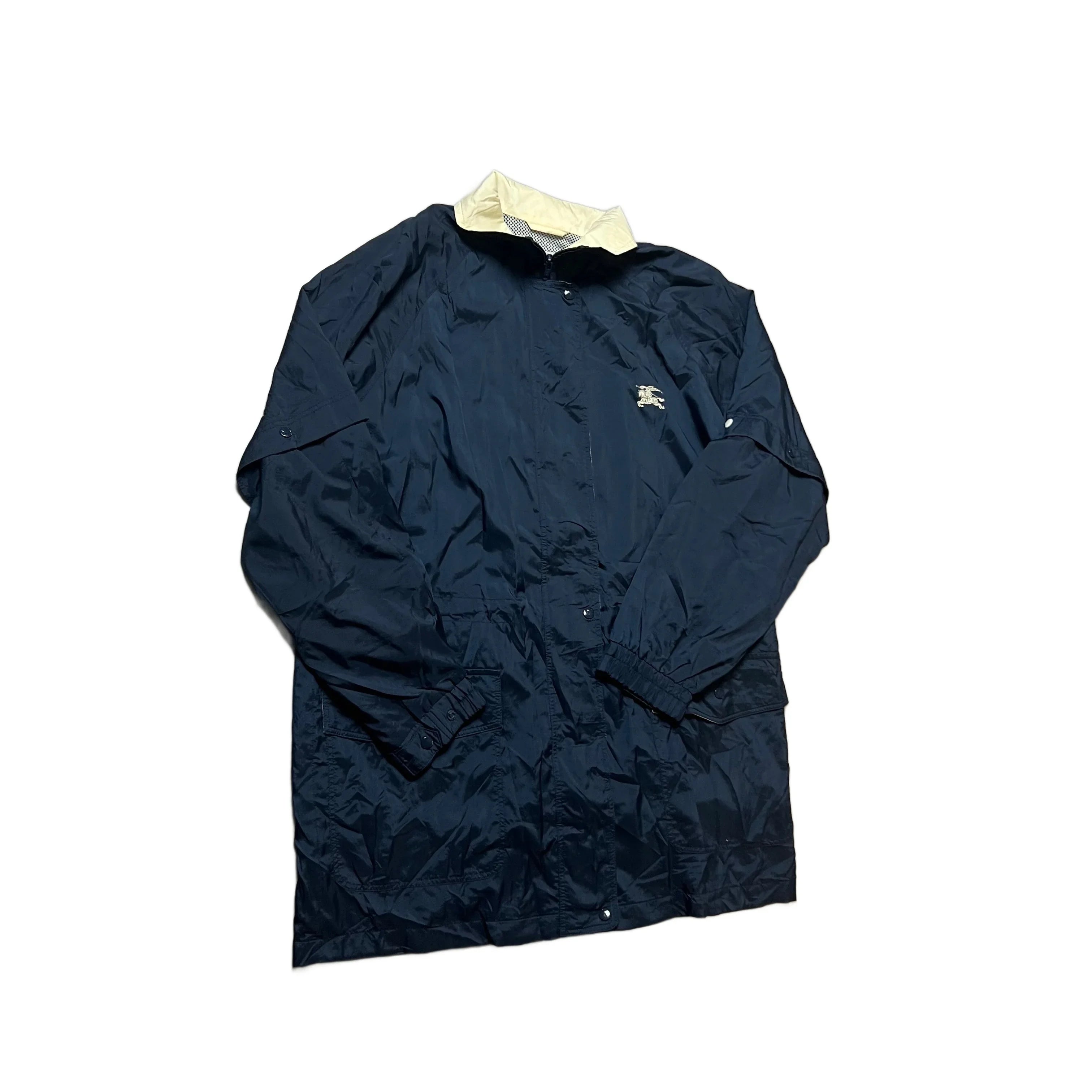 Vintage Navy Blue Burberry Jacket - M
