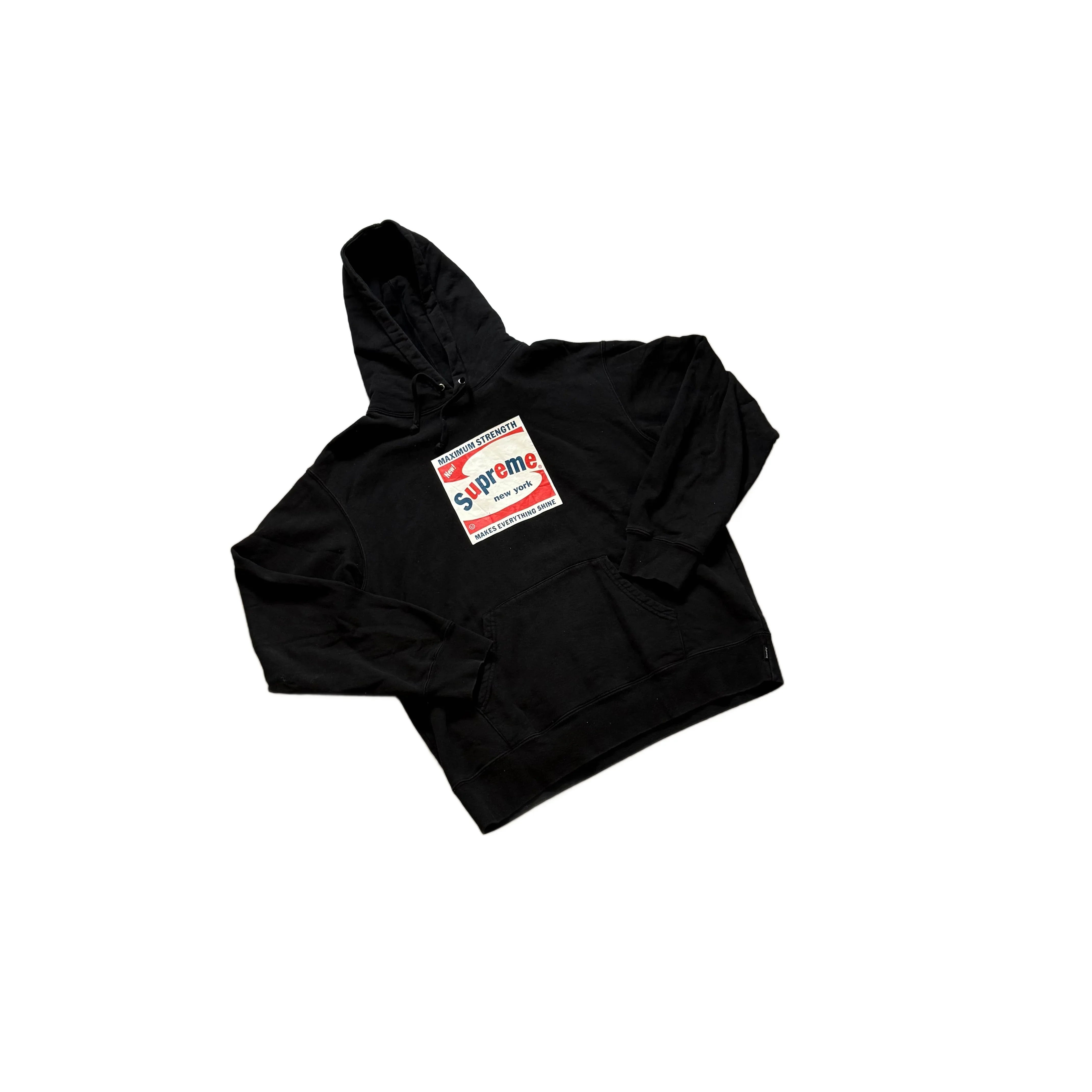 Black Supreme Hoodie - M