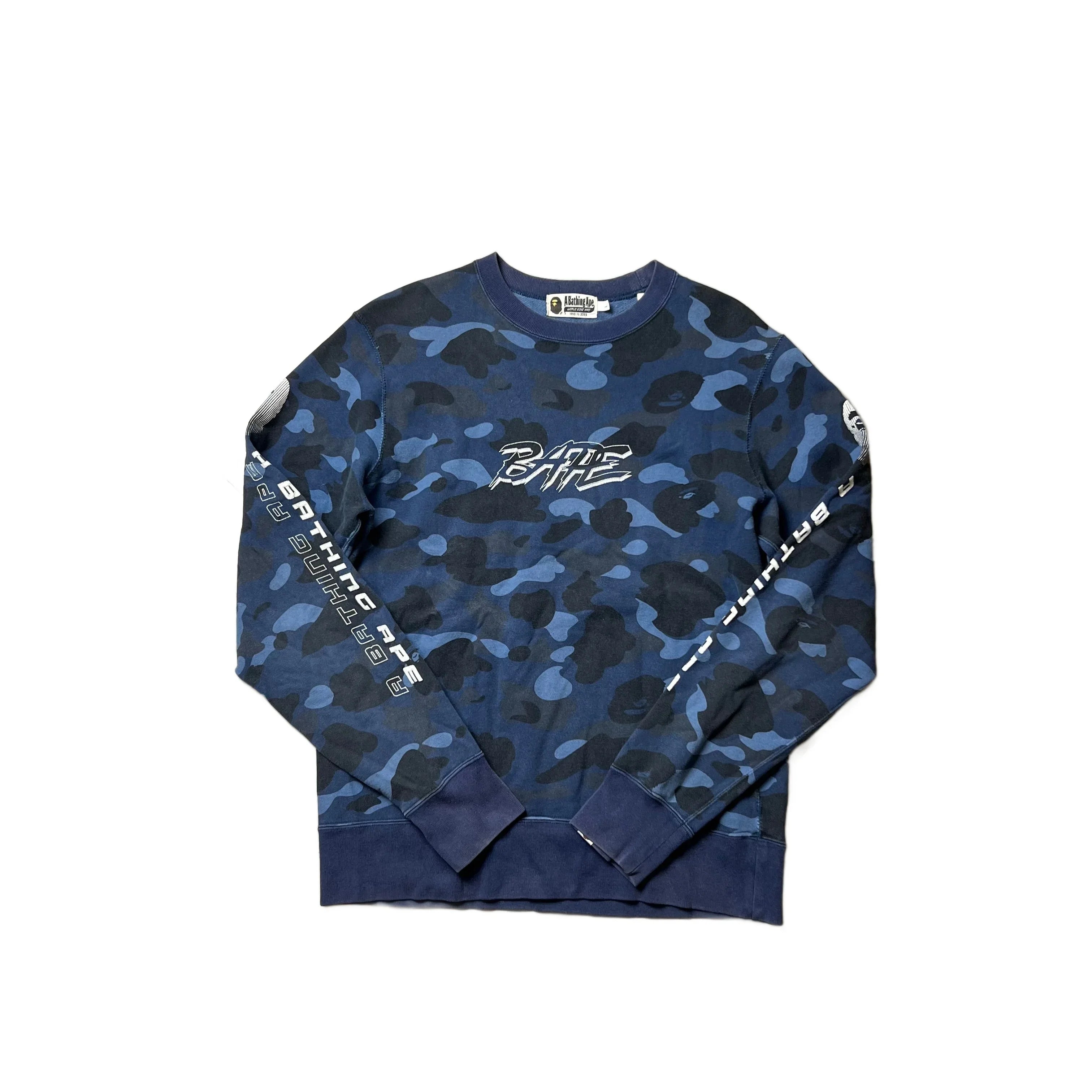 Blue A Bathing Ape (BAPE) Sweatshirt - L
