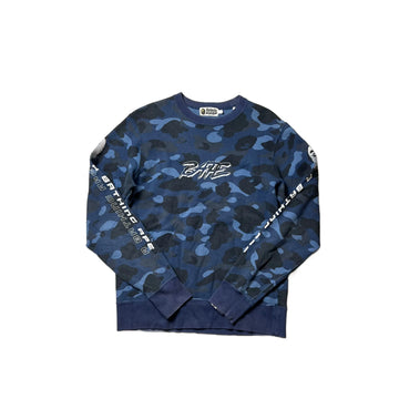 Blue A Bathing Ape (BAPE) Sweatshirt - L