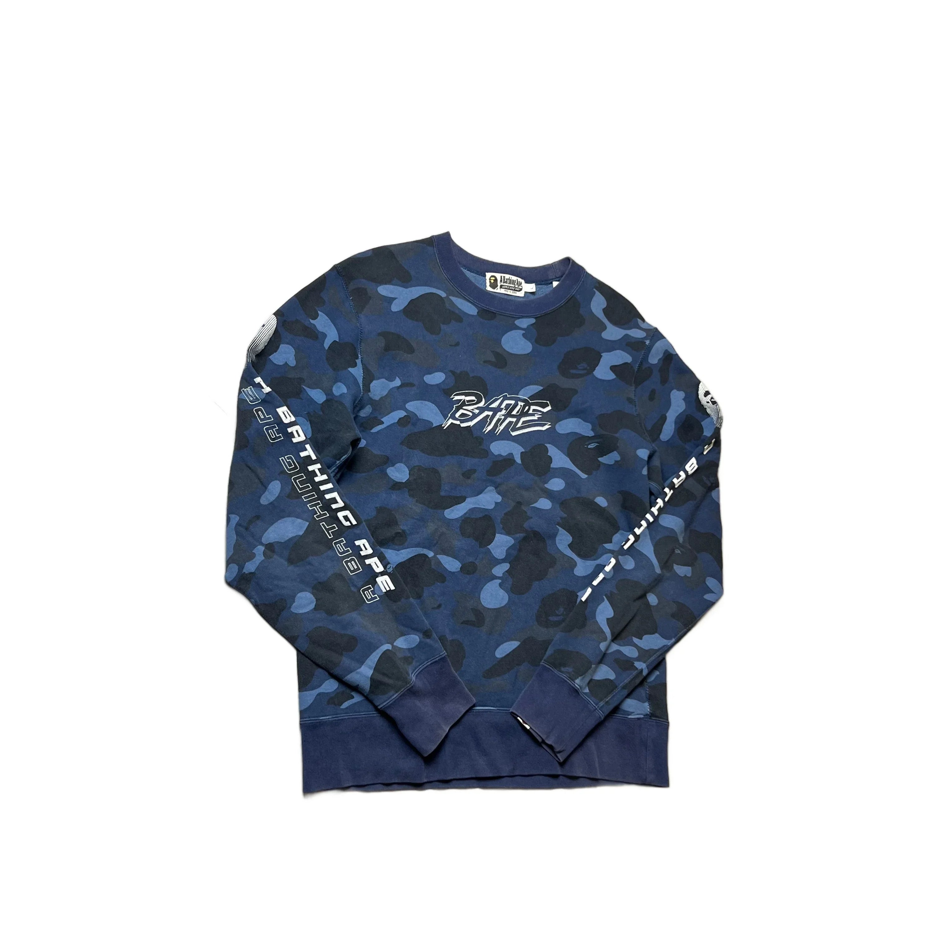 Blue A Bathing Ape (BAPE) Sweatshirt - L