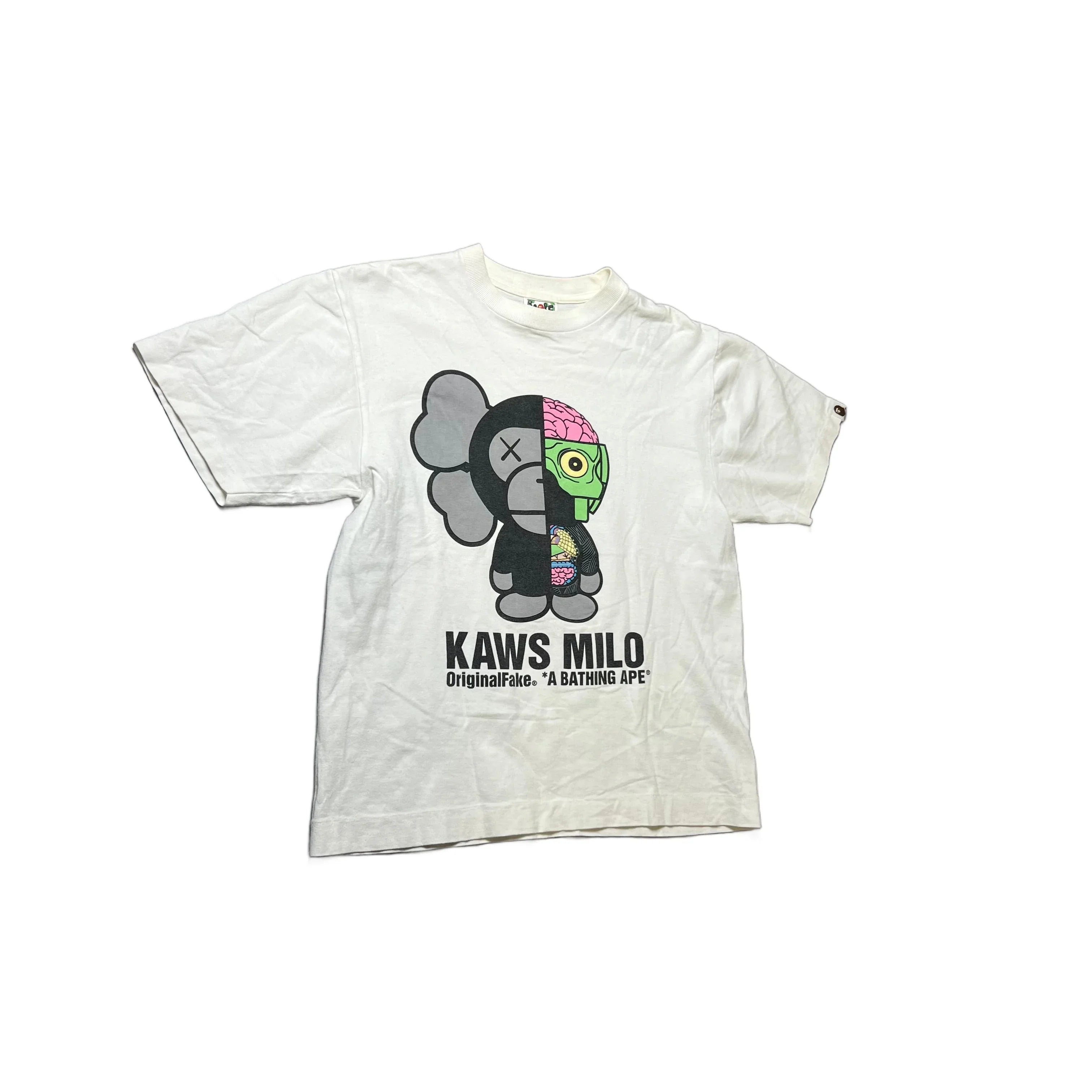 White A Bathing Ape (BAPE) x KAWS Tee - M