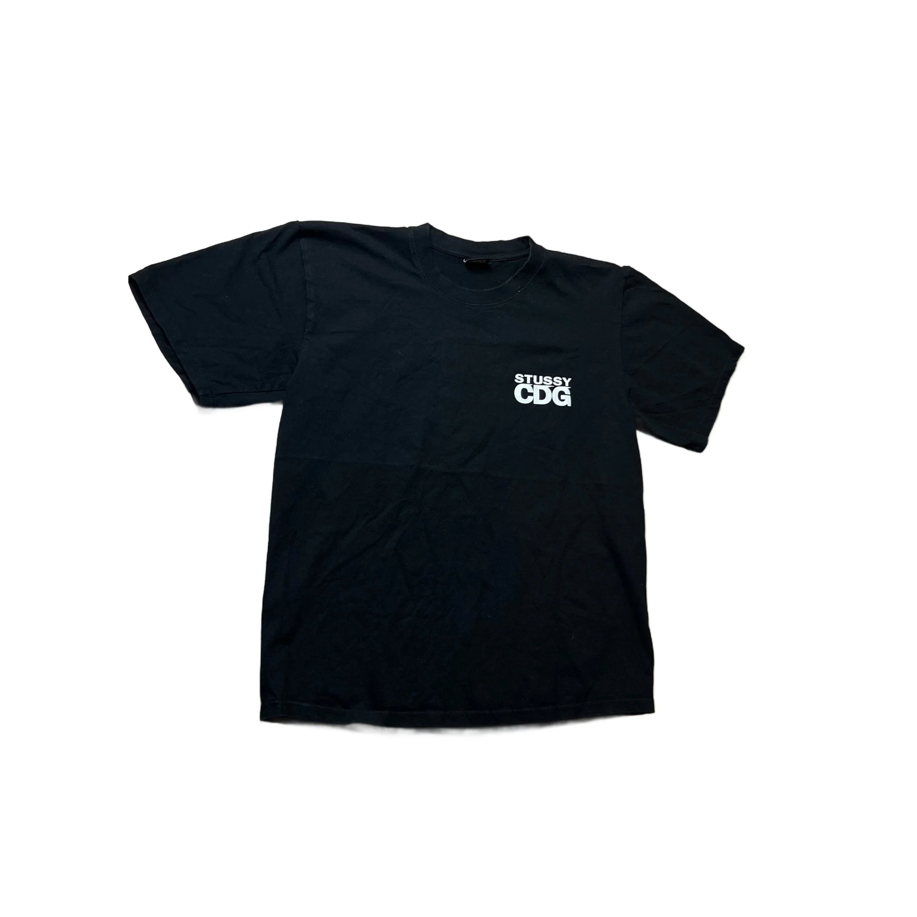 Black Stussy x Comme Des Garcons (CDG) Tee - XL