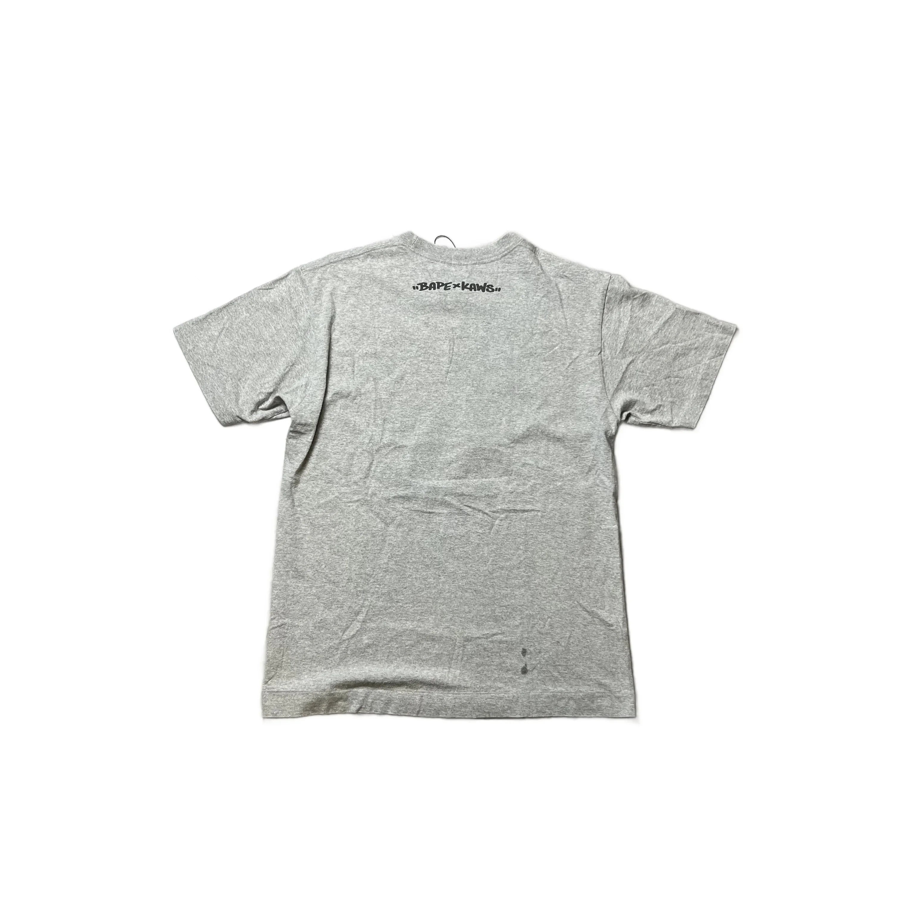 Grey A Bathing Ape (BAPE) x KAWS Tee - M