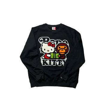 Black A Bathing Ape (BAPE) x Hello Kitty Sweatshirt - M