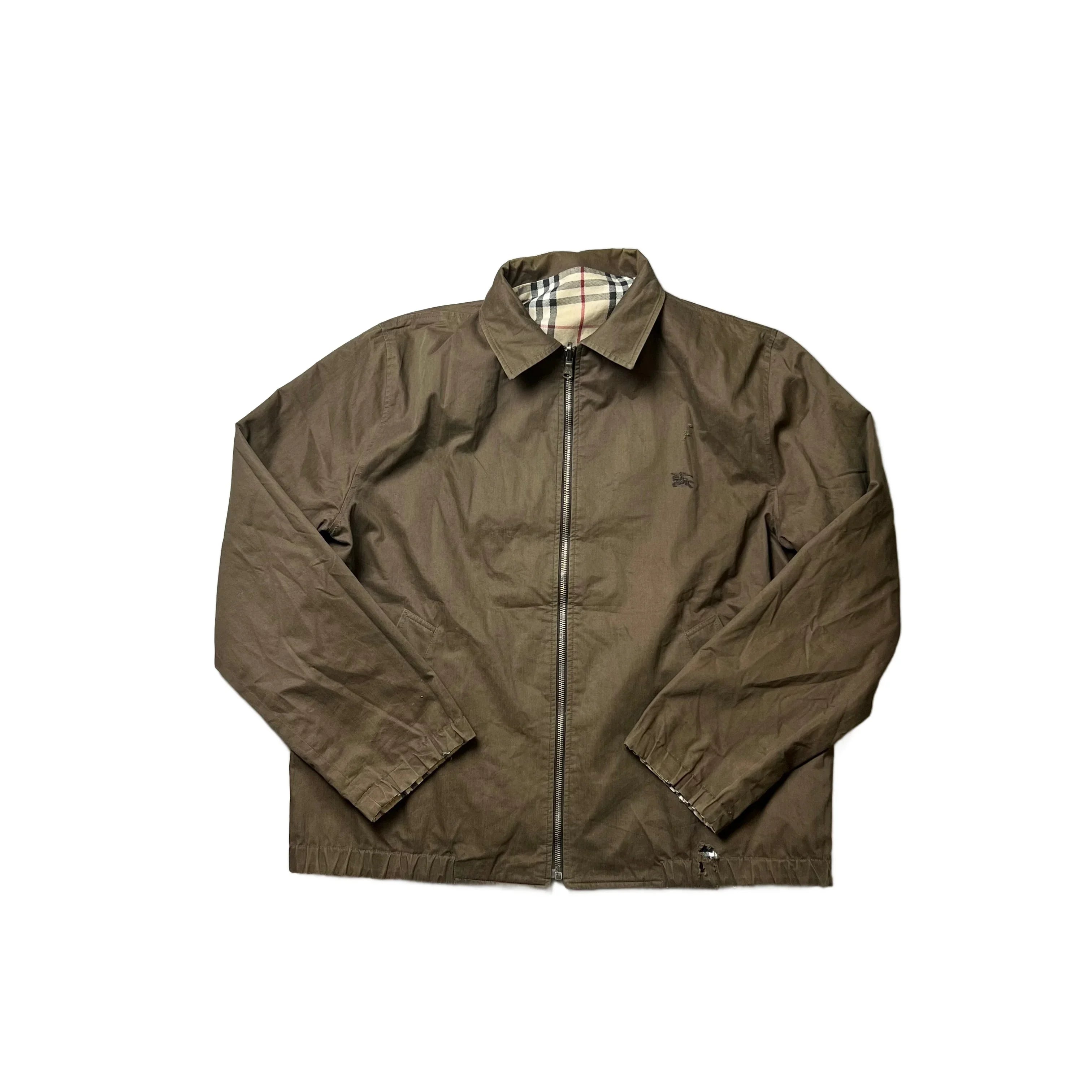 Vintage Burberry Reversible Jacket - L