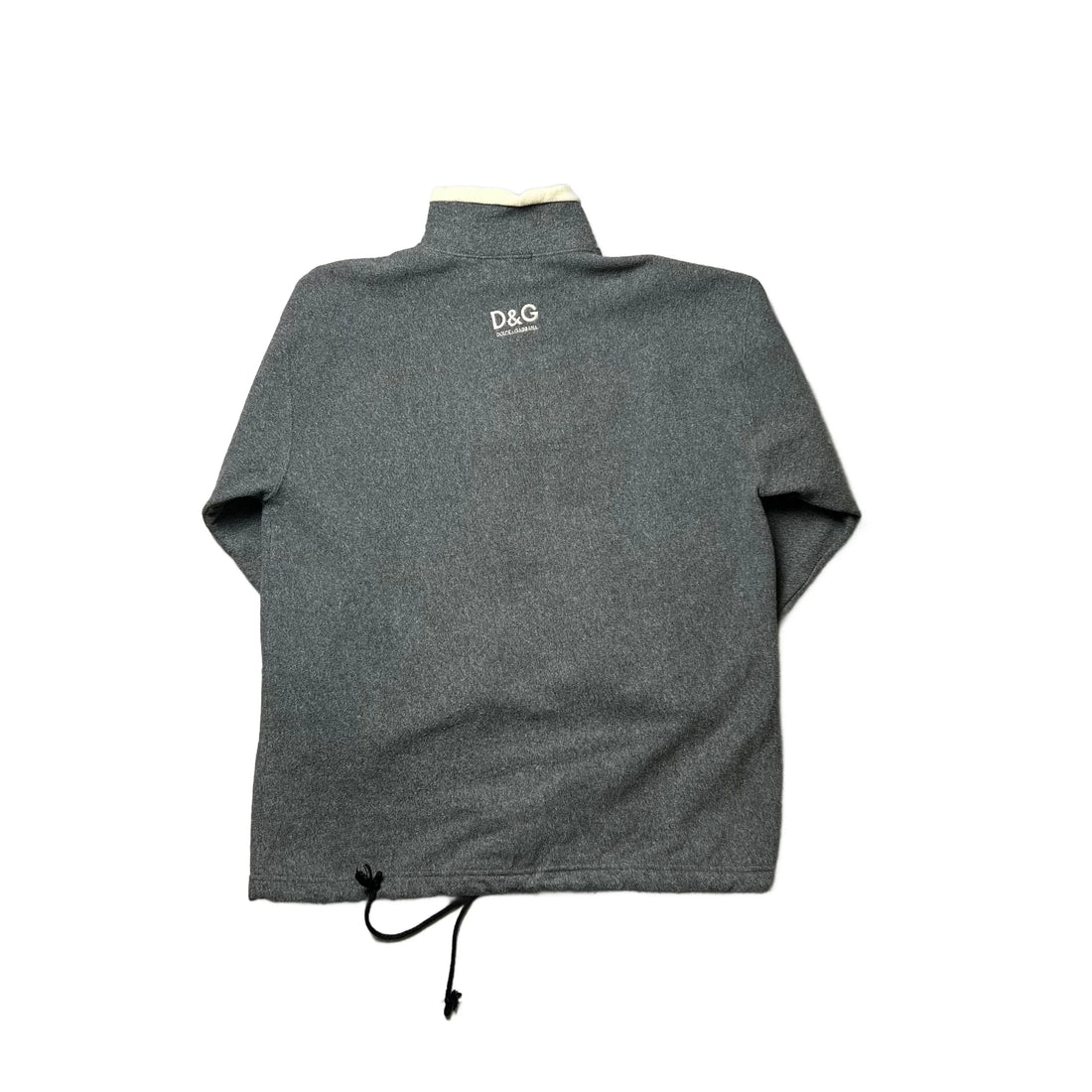 Vintage Grey Dolce & Gabbana 1/4 Zip Fleece - L