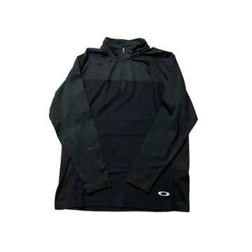 Black Oakley 1/4 Zip Sweatshirt - XL