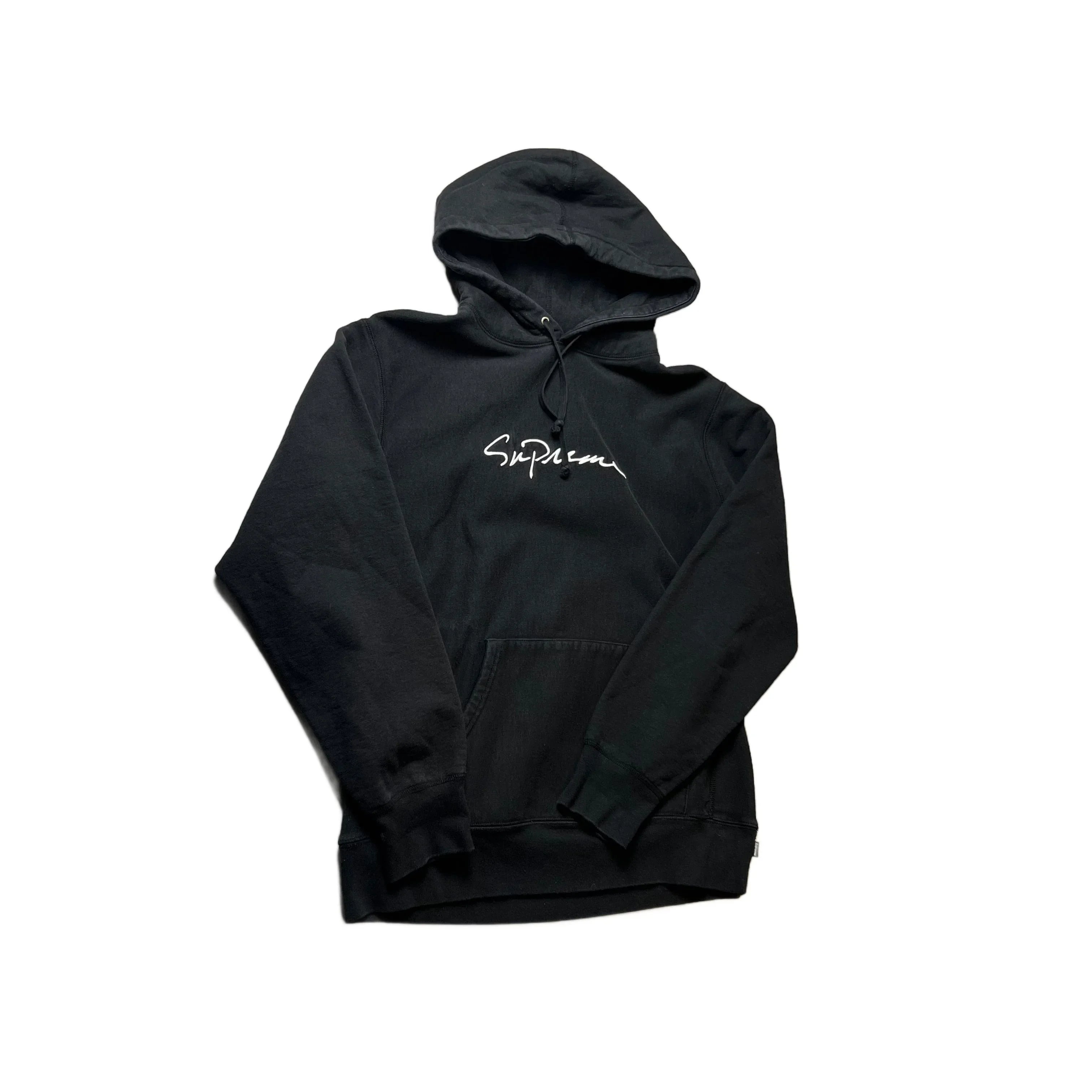Black Supreme Hoodie - L