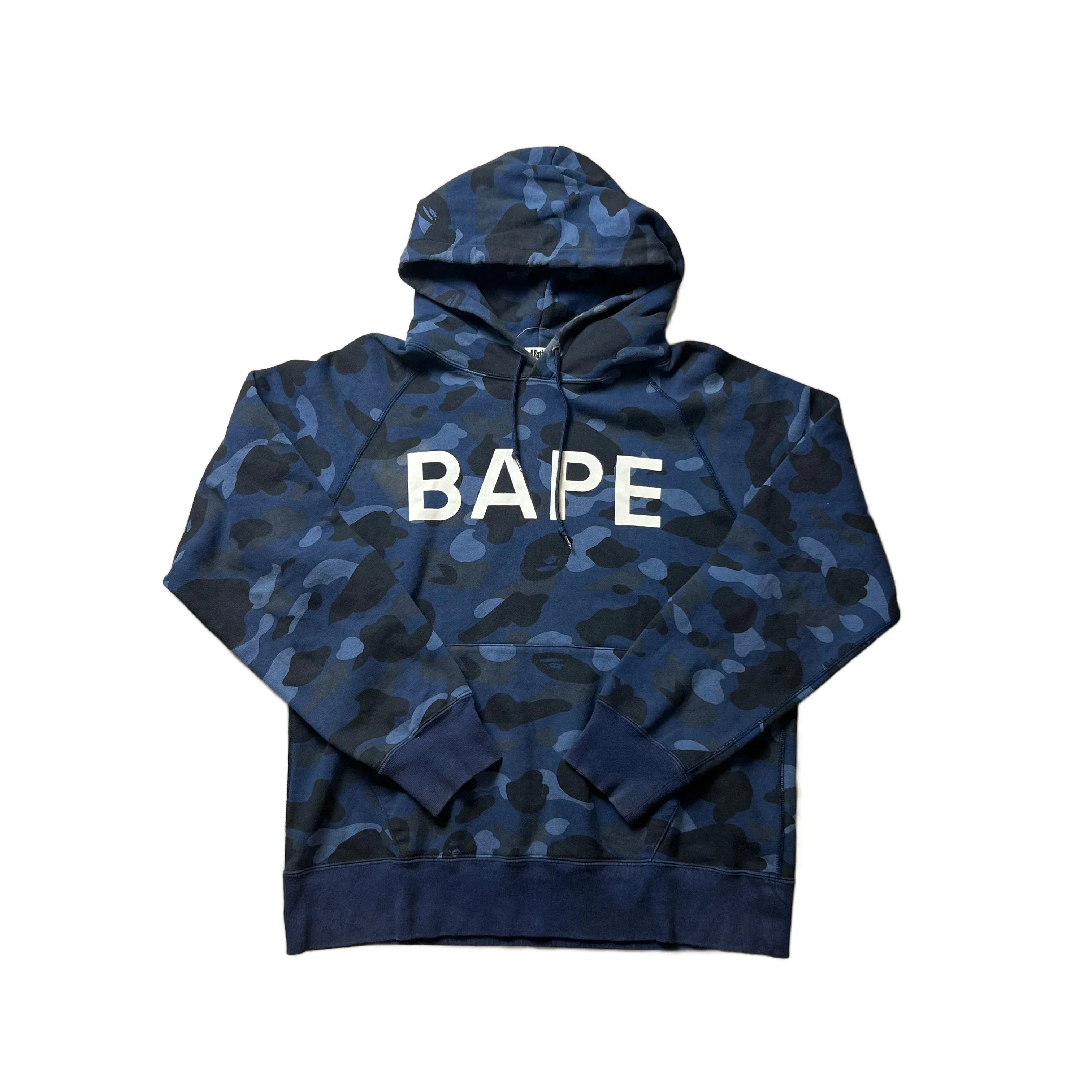 Blue A Bathing Ape (BAPE) Hoodie - L