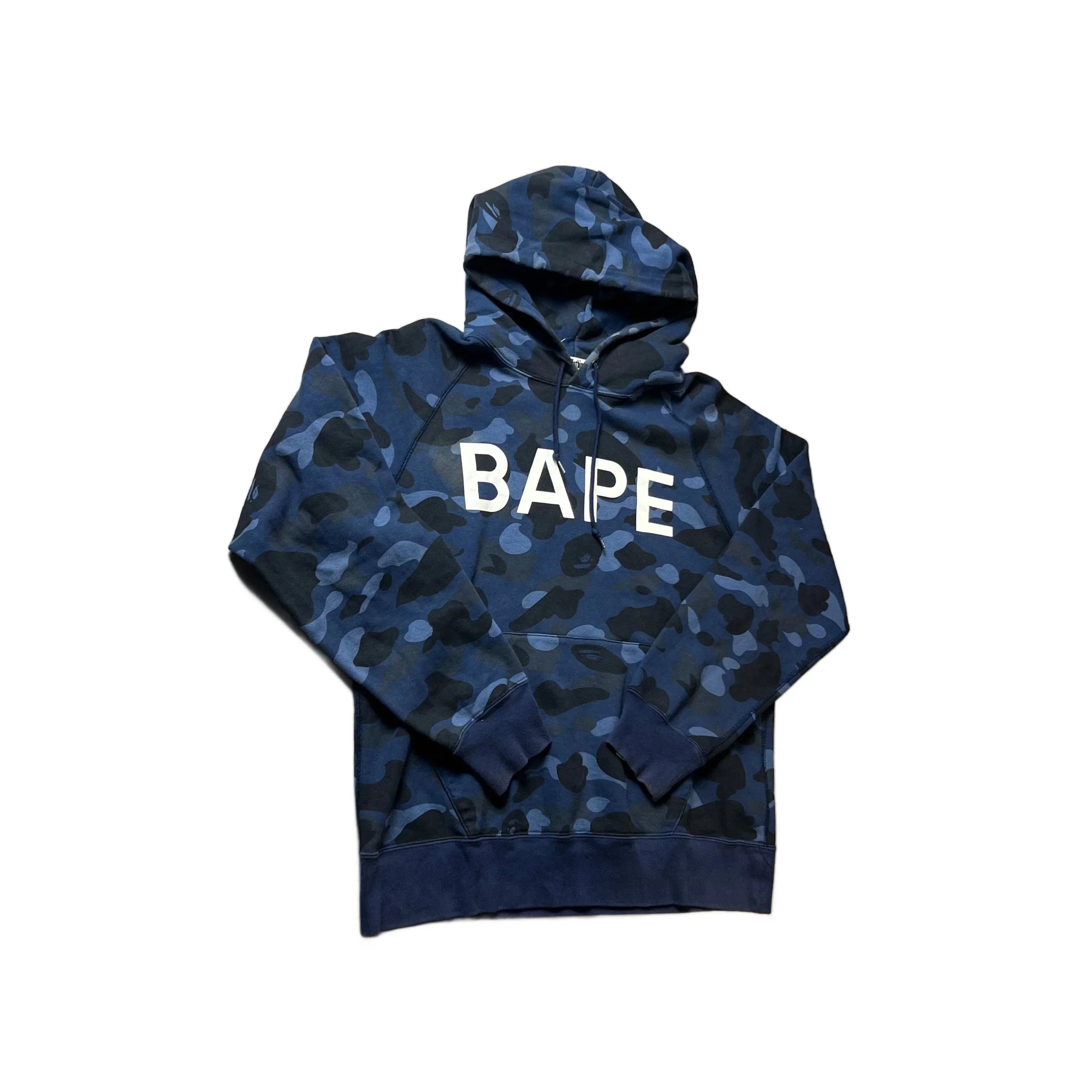 Blue A Bathing Ape (BAPE) Hoodie - L