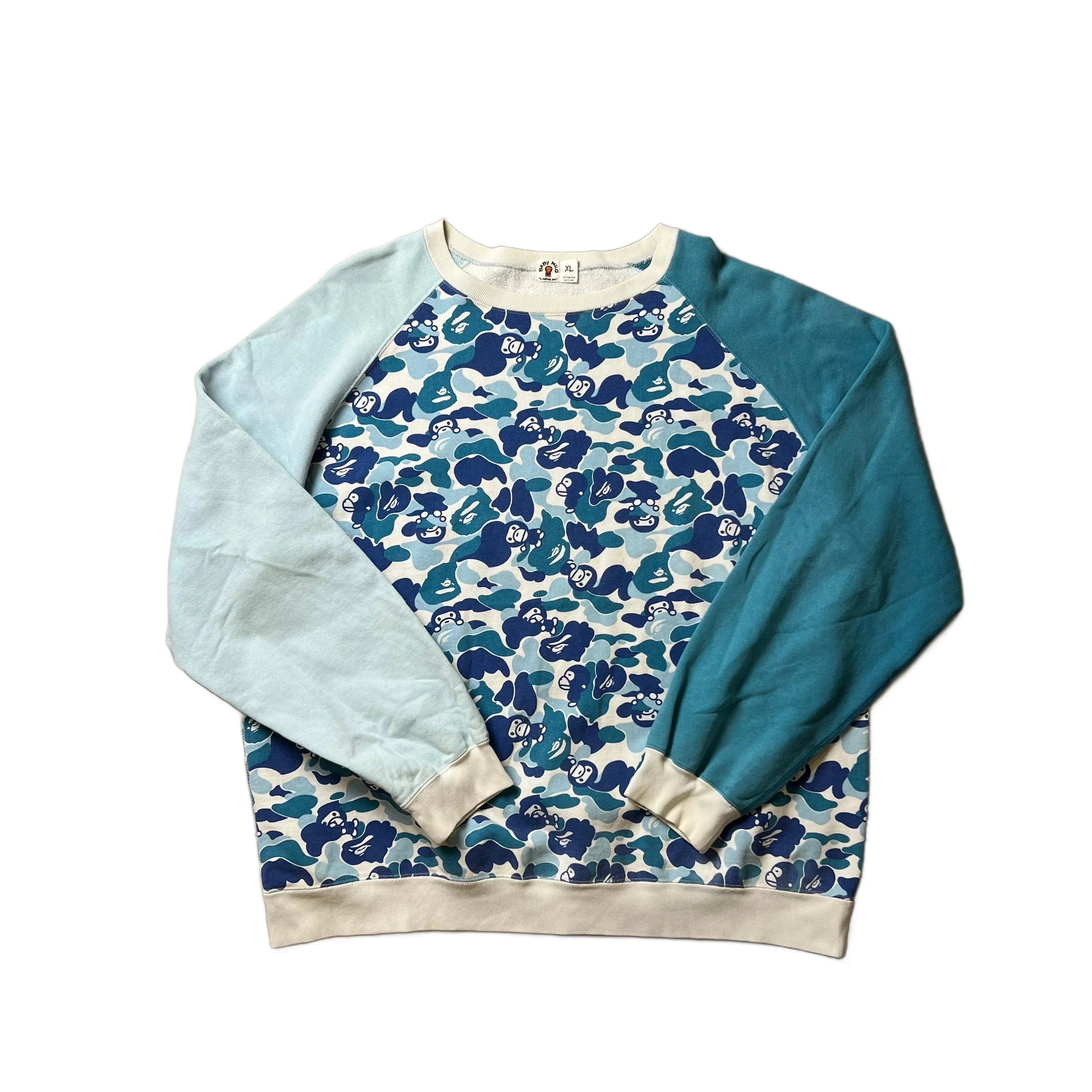 Blue A Bathing Ape (BAPE) Sweatshirt - XL