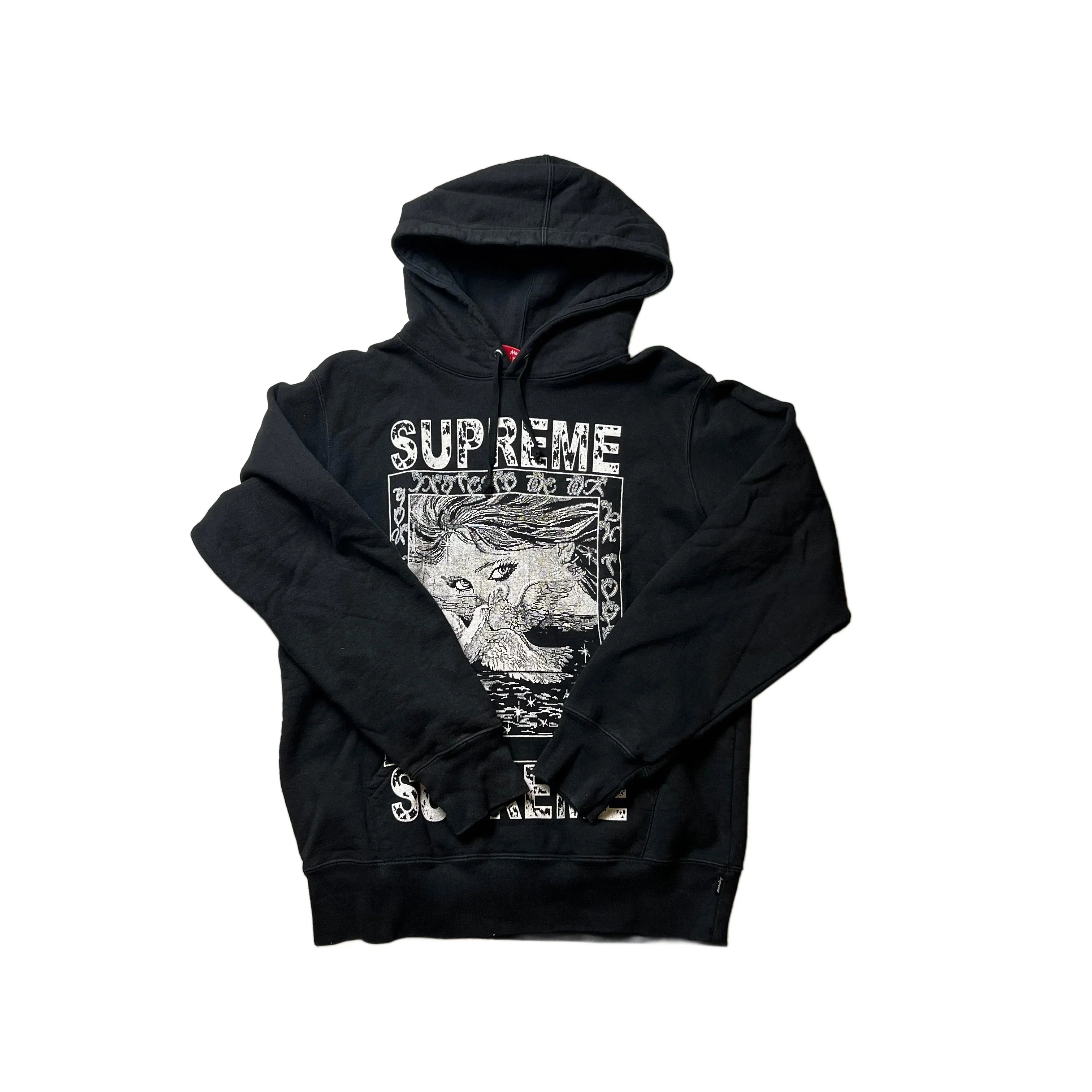 Black Supreme Hoodie - M