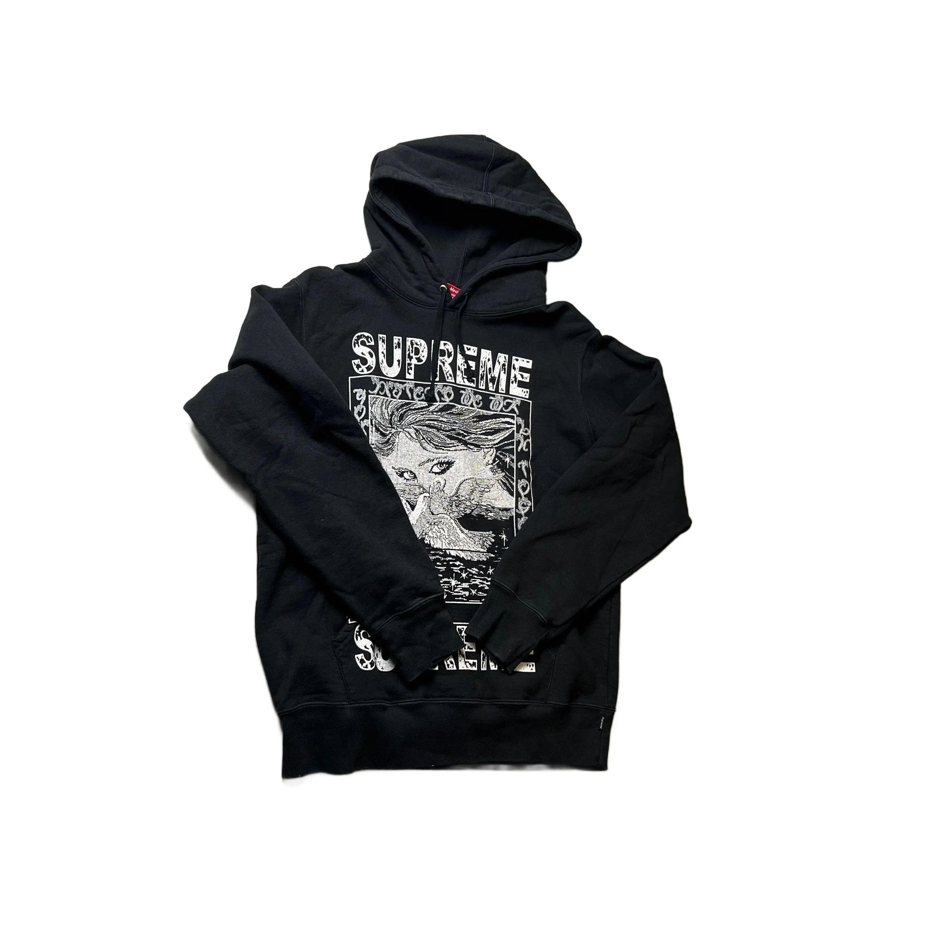 Black Supreme Hoodie - M