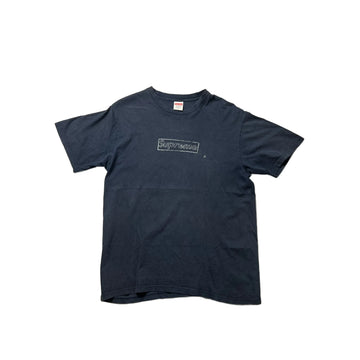 Black Supreme Box Logo Tee - M